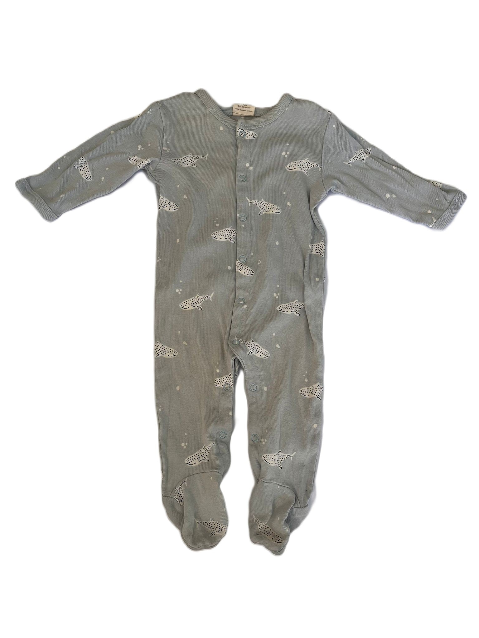 Nature Baby Whale Shark Sleepsuit