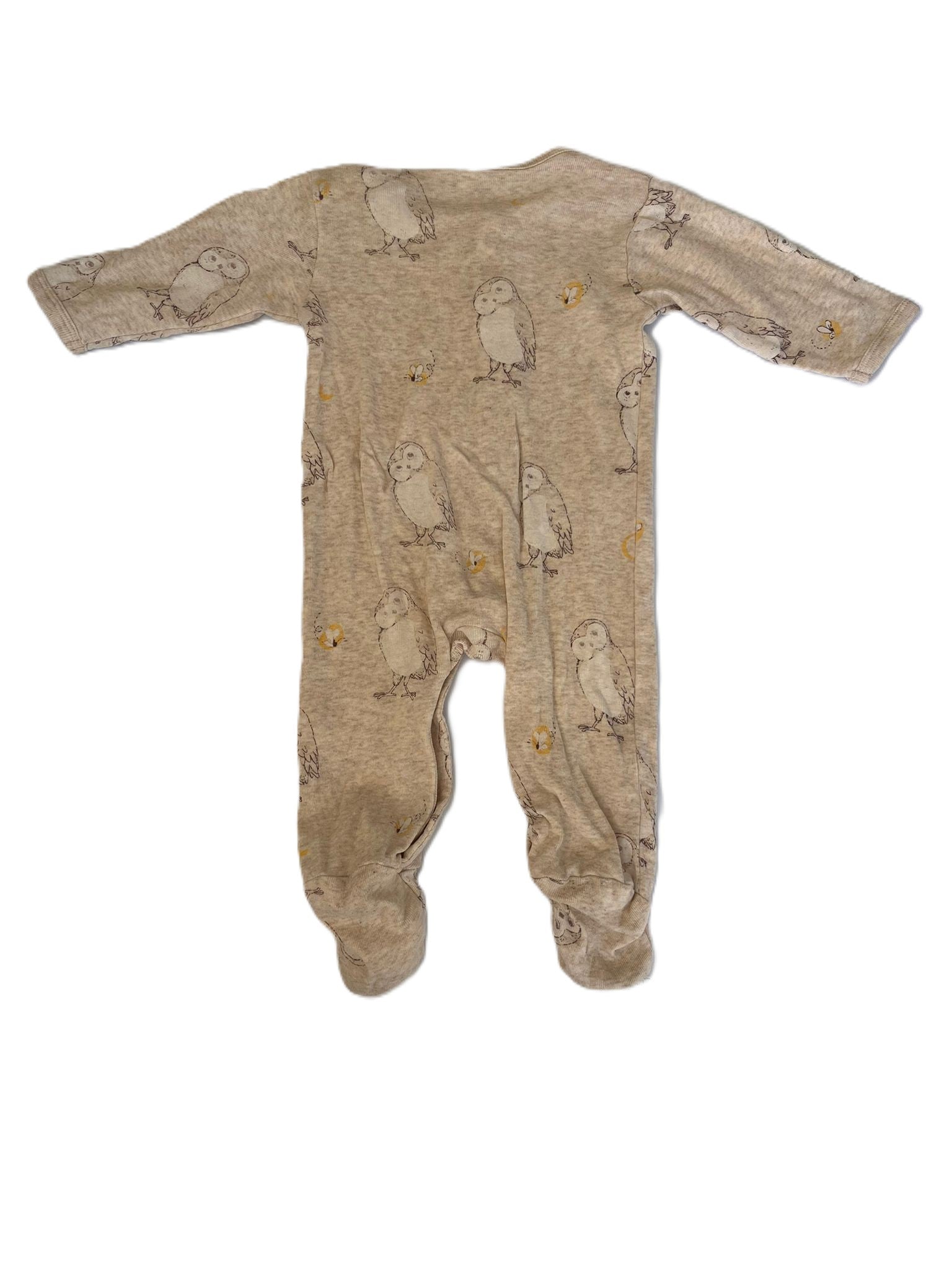 Nature Baby Owl Sleepsuit