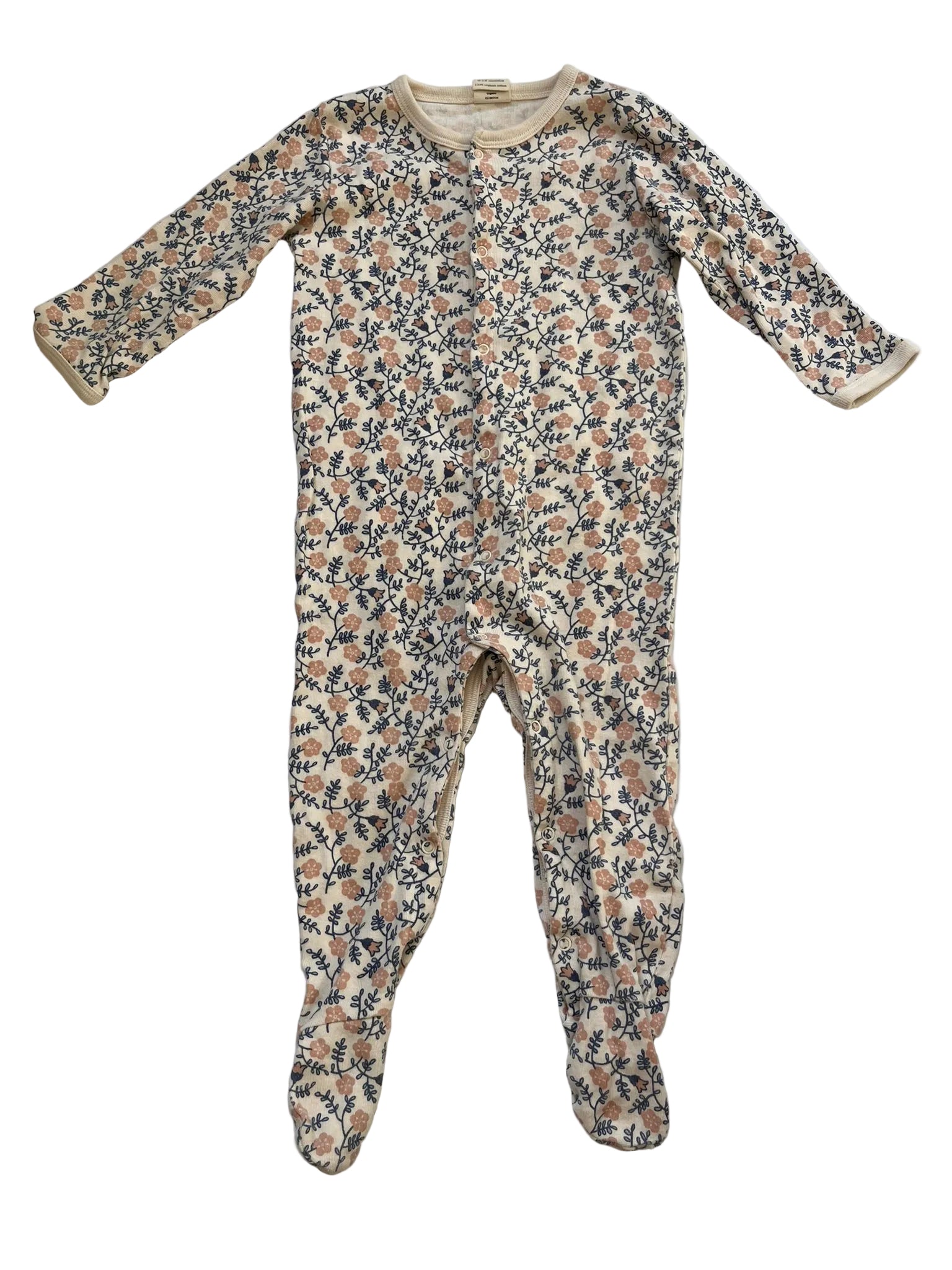 Nature Baby floral sleepsuit