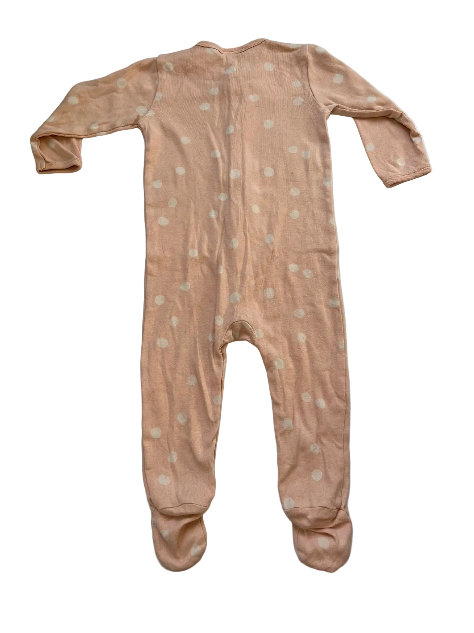 Nature Baby polka dot sleepsuit