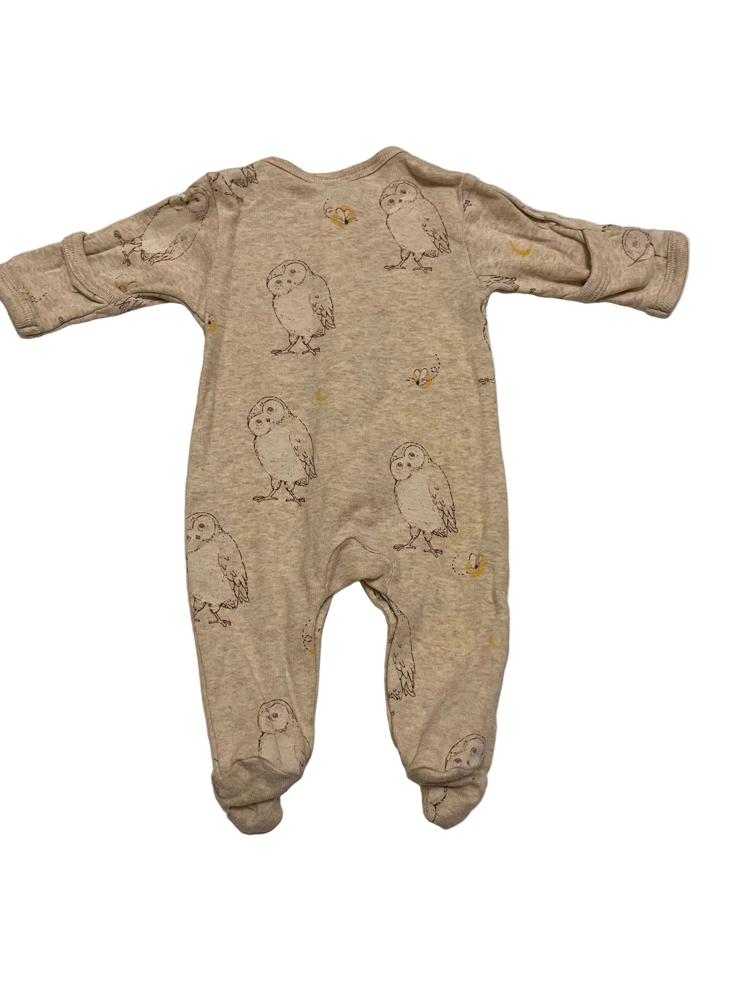 Nature Baby Owl Sleepsuit