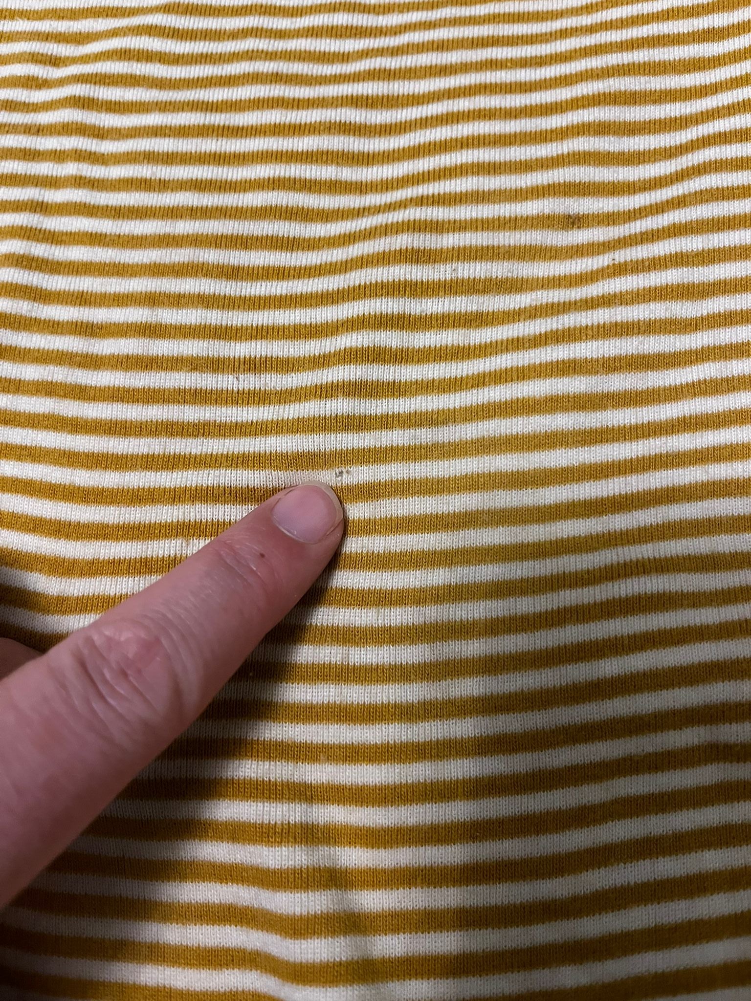 Nature Baby Yellow striped onesie