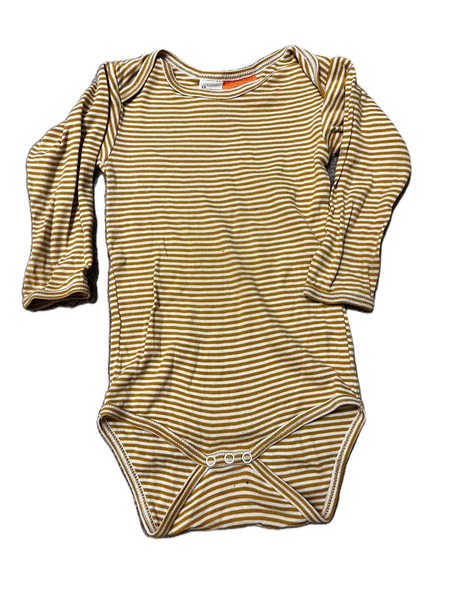 Nature Baby Yellow striped onesie