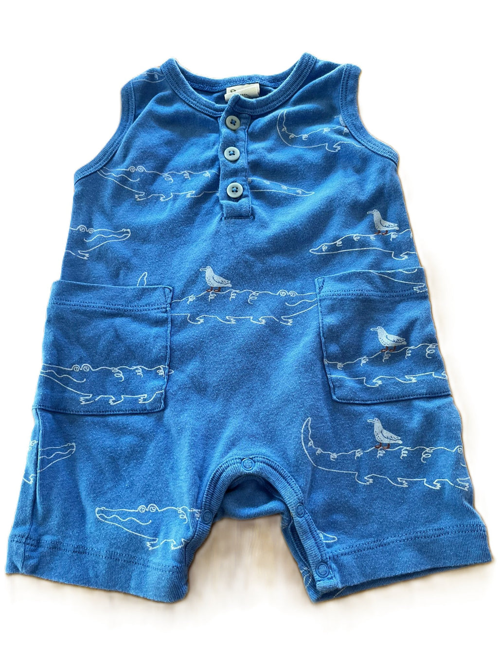 Nature Baby Crocodile Playsuit (3-6 mon)