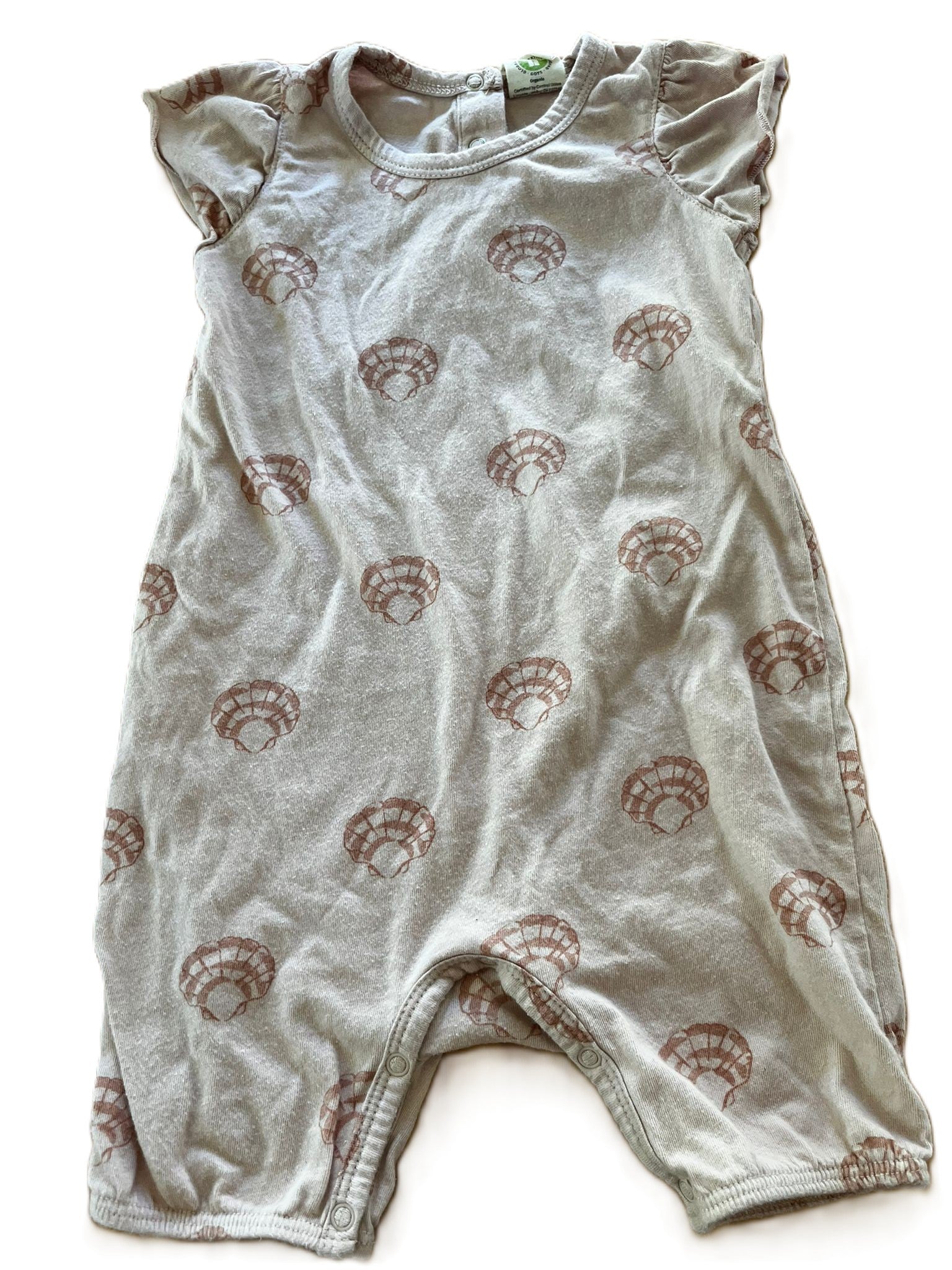 Nature Baby Shell Playsuit (6-12months)