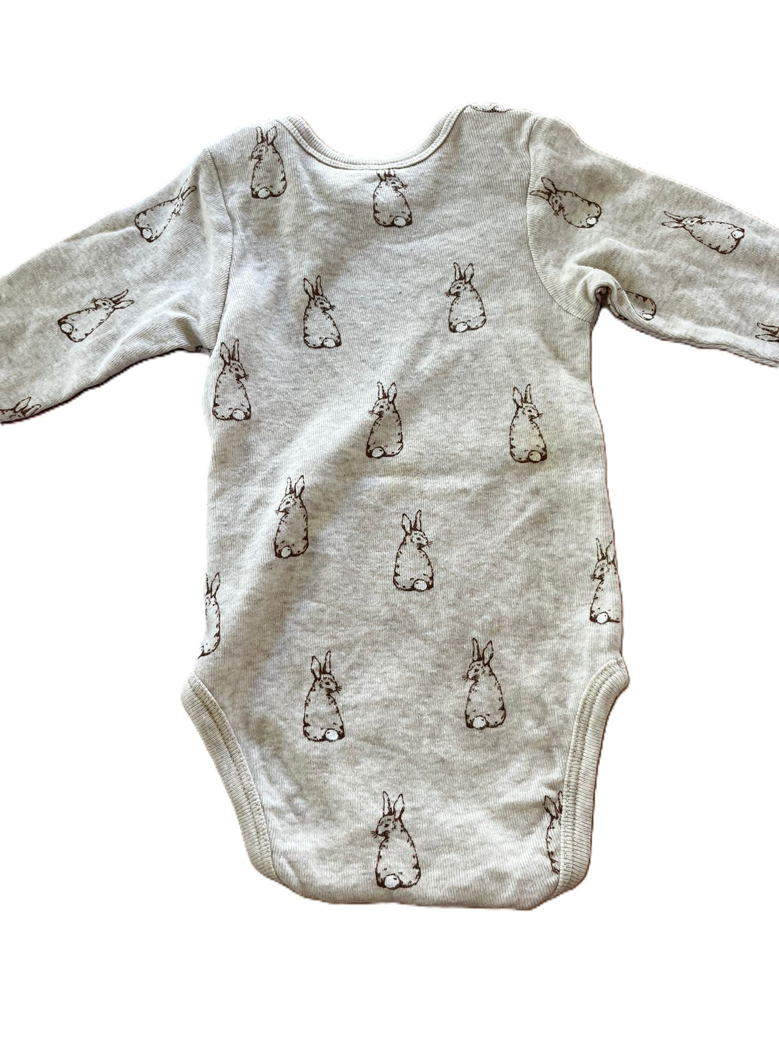 Nature Baby Bunny Onesie (0-3 mon)