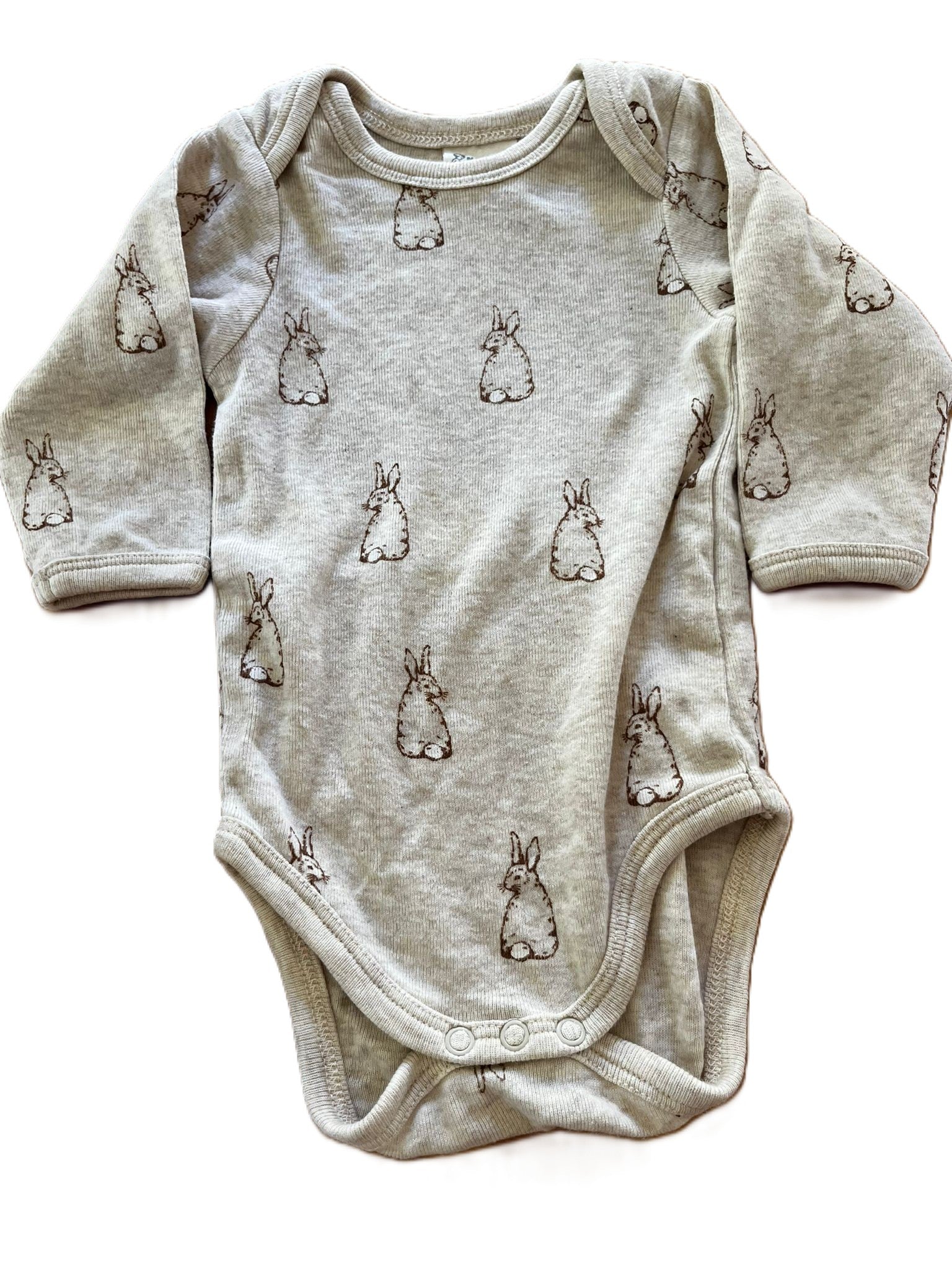Nature Baby Bunny Onesie (0-3 mon)