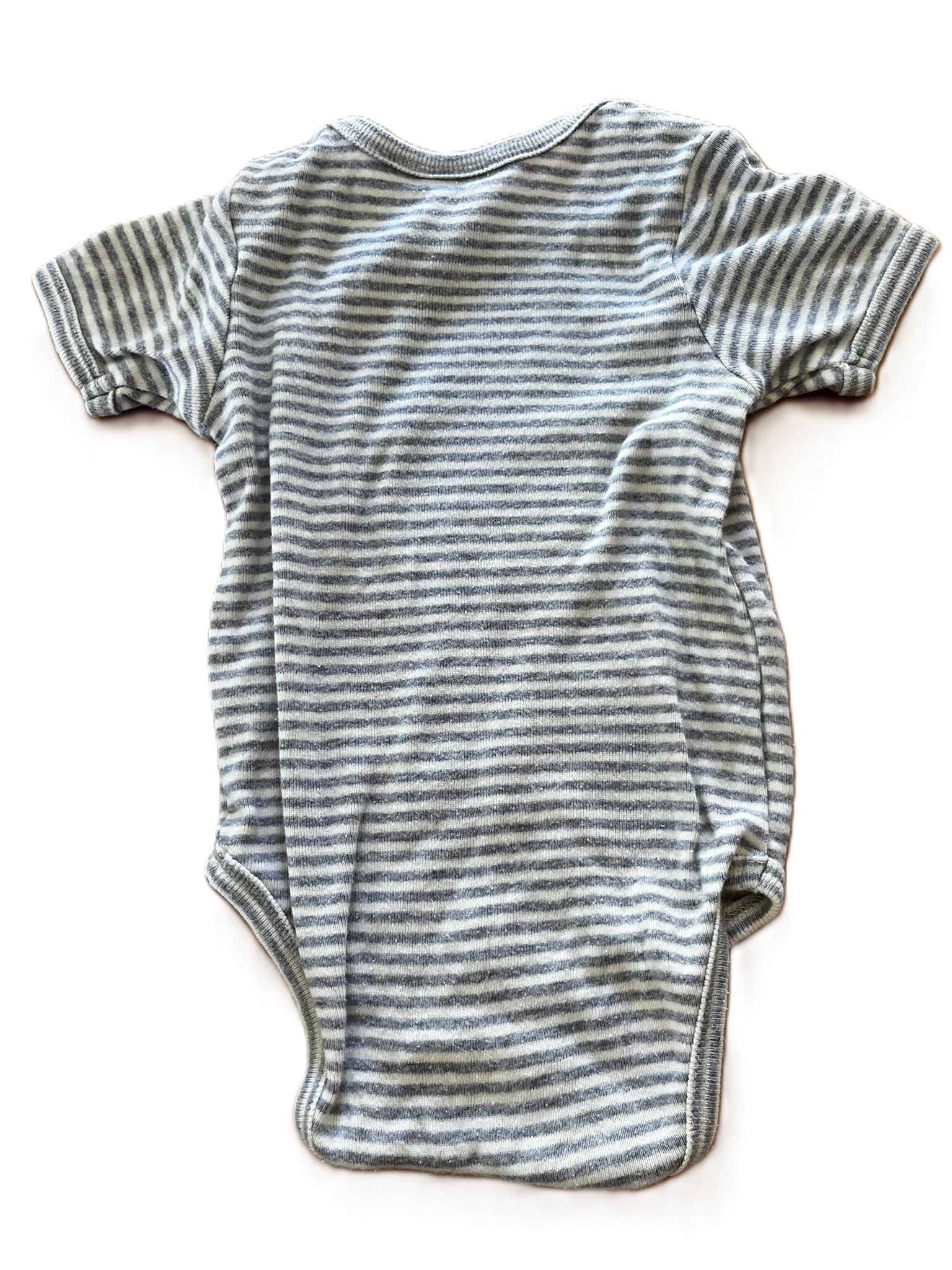 Nature Baby Striped Onesie (0-3 mon)