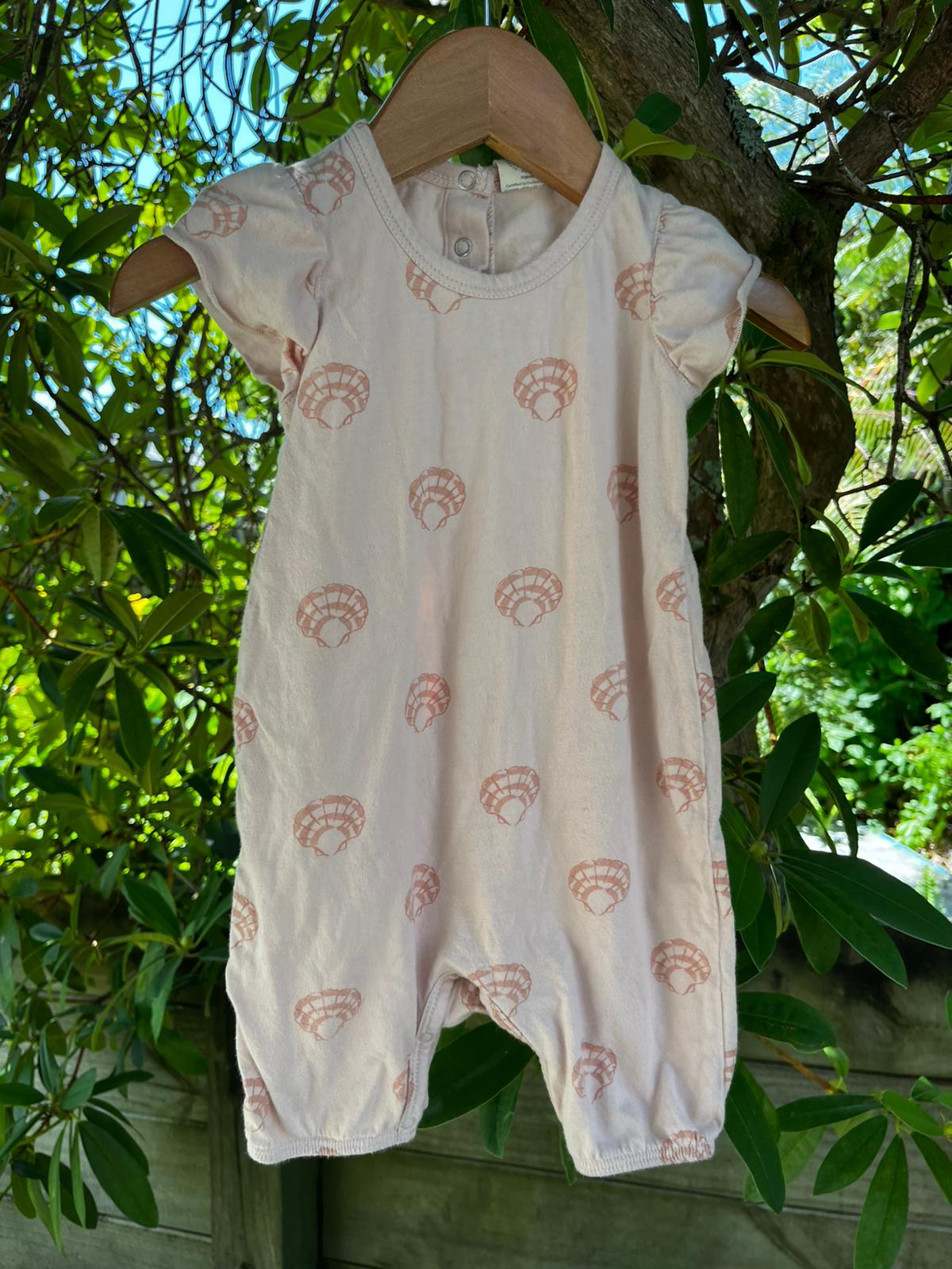 Nature Baby Shell Playsuit (6-12months)