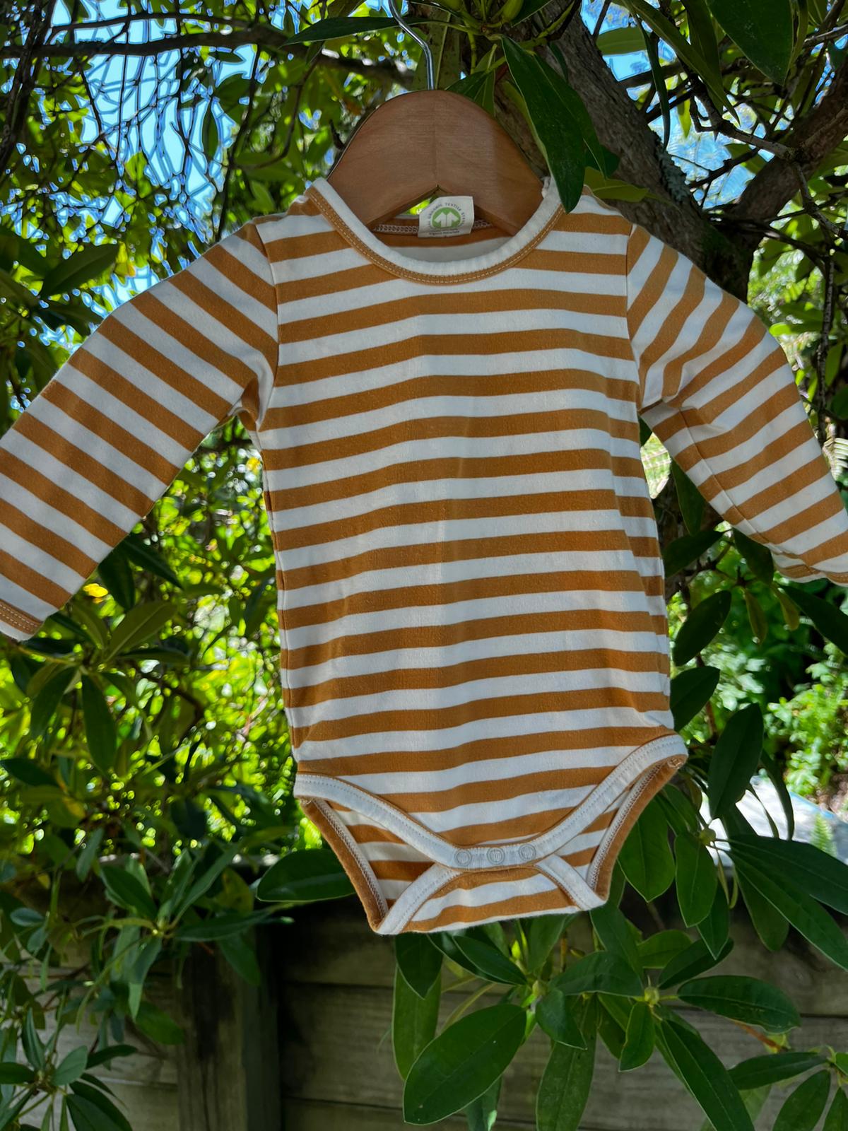 Nature Baby striped onesie (3-6mon)