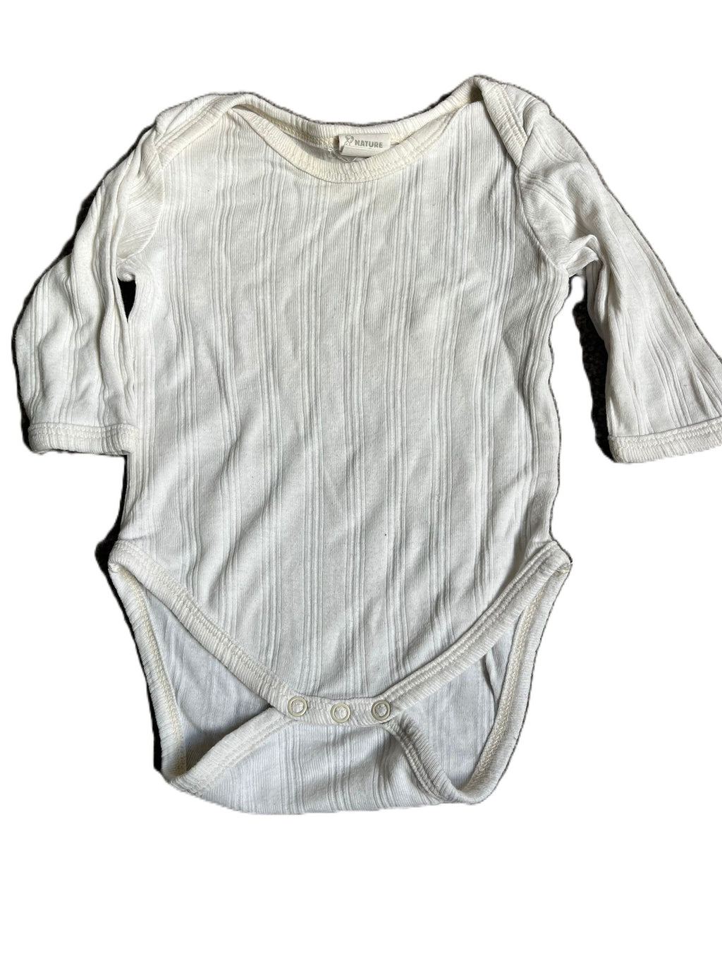 Nature Baby Long Sleeve Onesie (0-3mon)