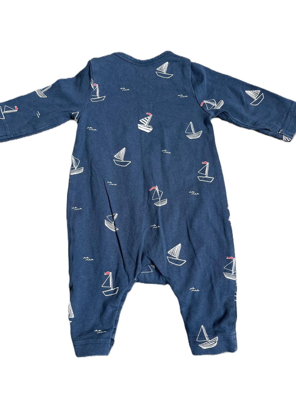 Nature Baby Sailboat Romper (0-3mon)