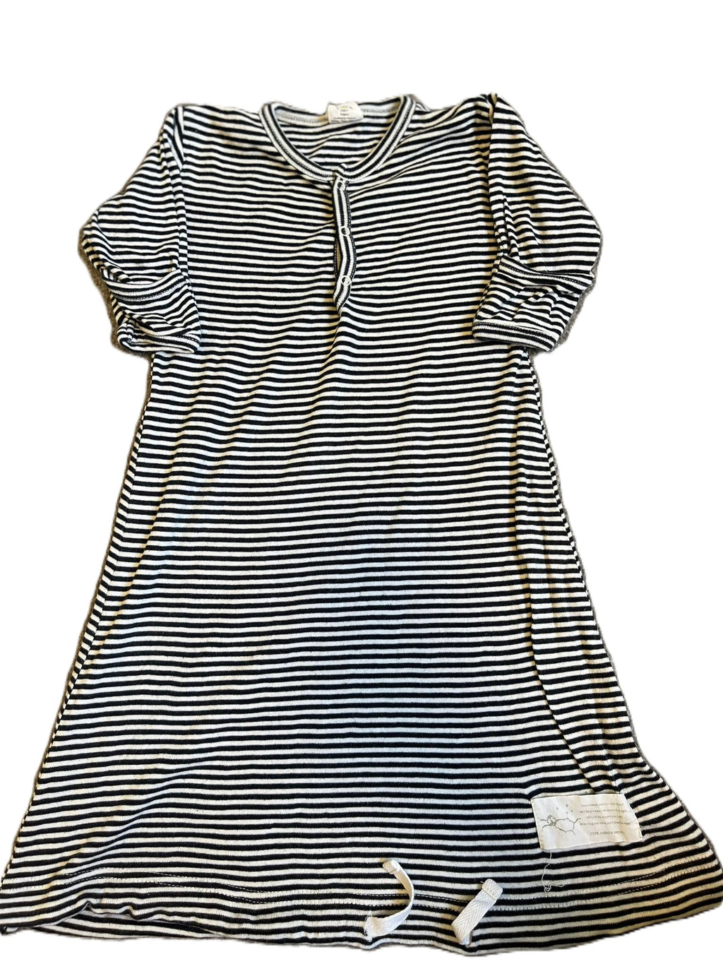 Nature Baby striped Sleeping Gown (0-3mon)