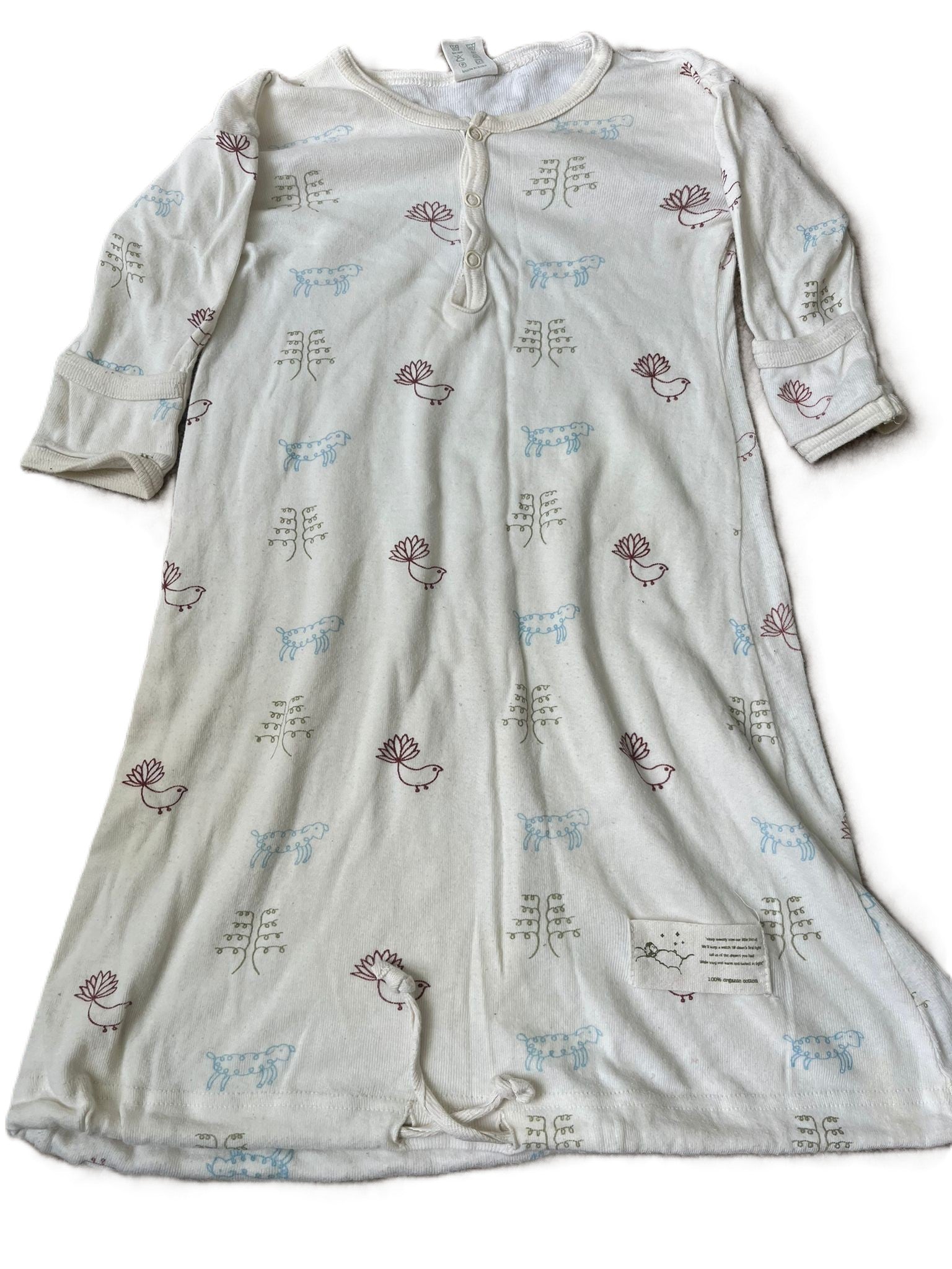 Nature Baby Fantail Sleep Gown (3-6mon)