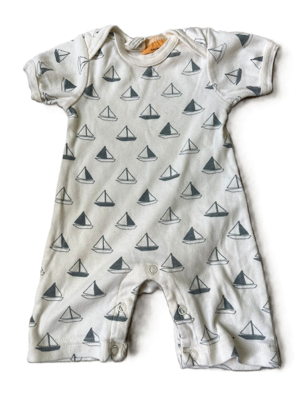 Nature Baby Sailboat Romper (0-3mon)