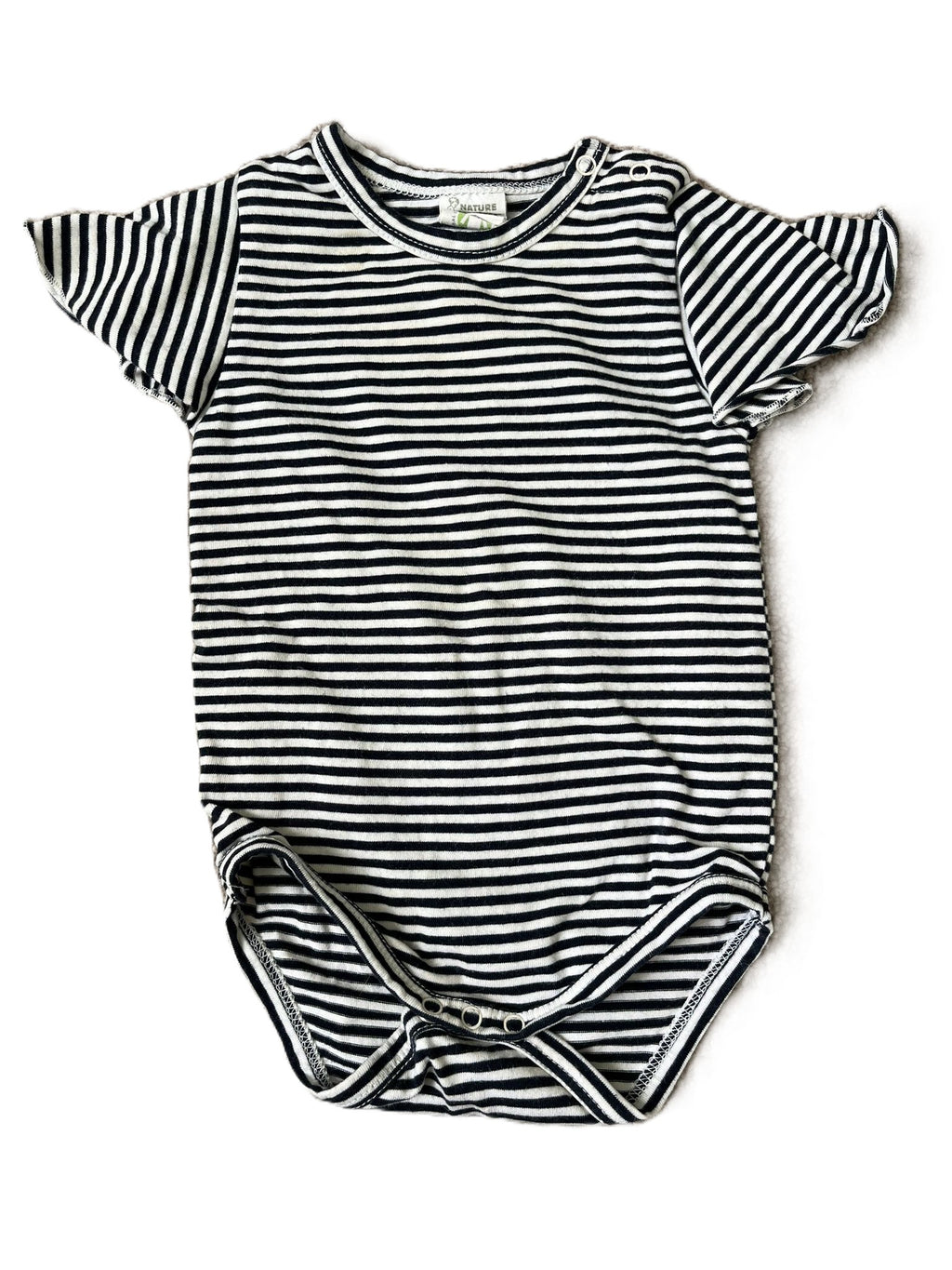 Nature Baby striped Faye onesie (3-6mon)