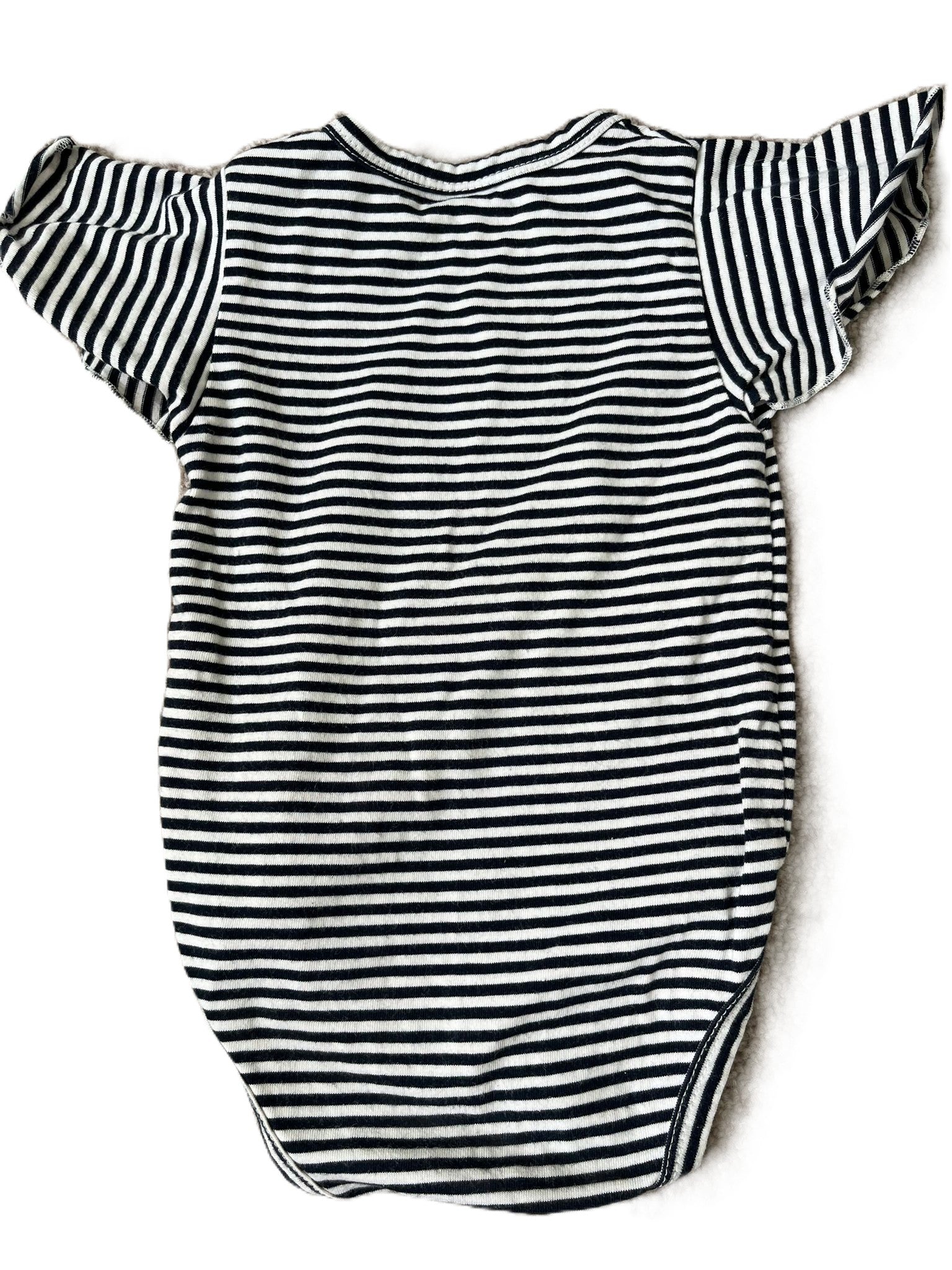 Nature Baby striped Faye onesie (3-6mon)
