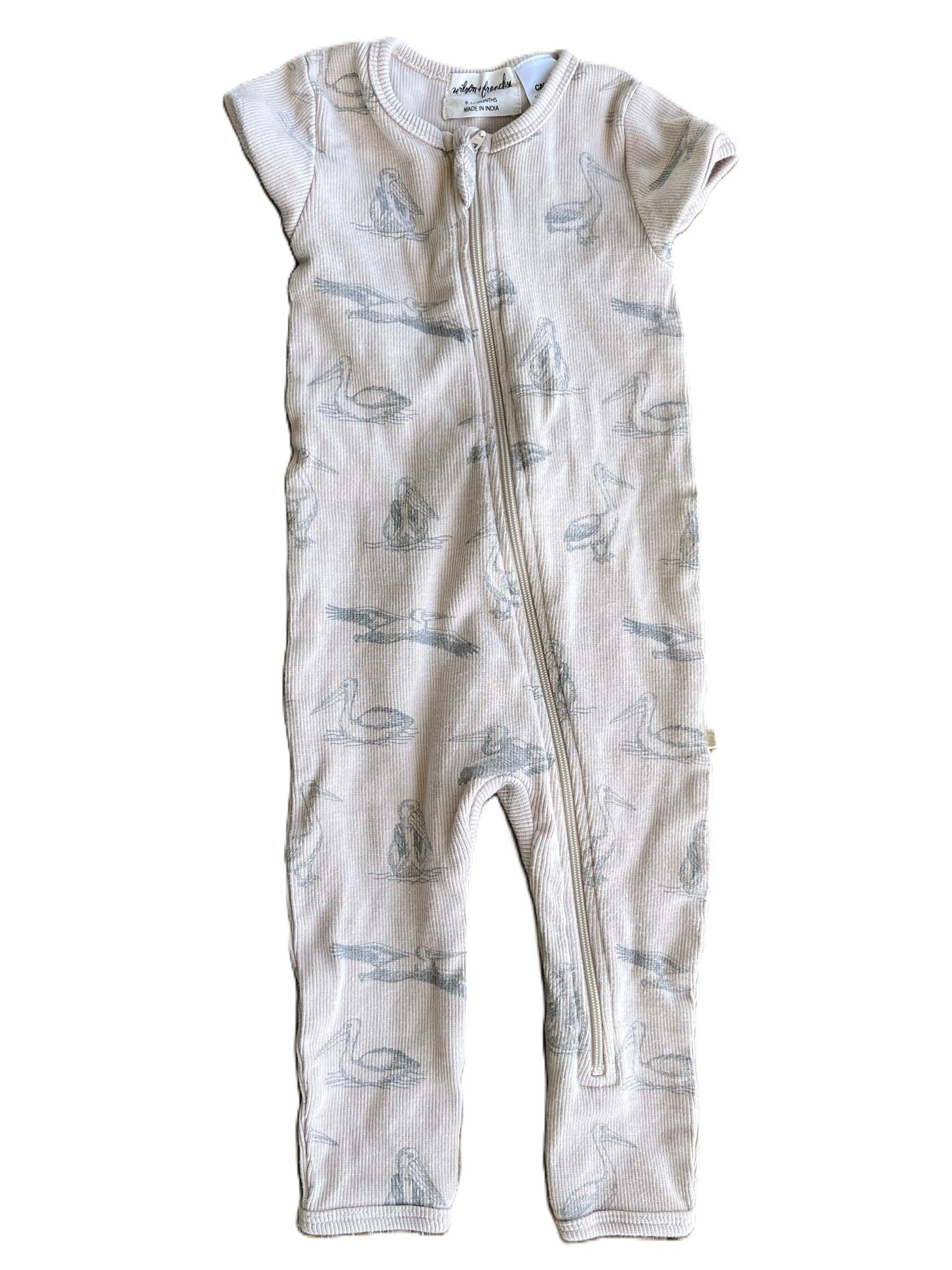 Wilson + Frenchy Pelican Romper (6-12mon)