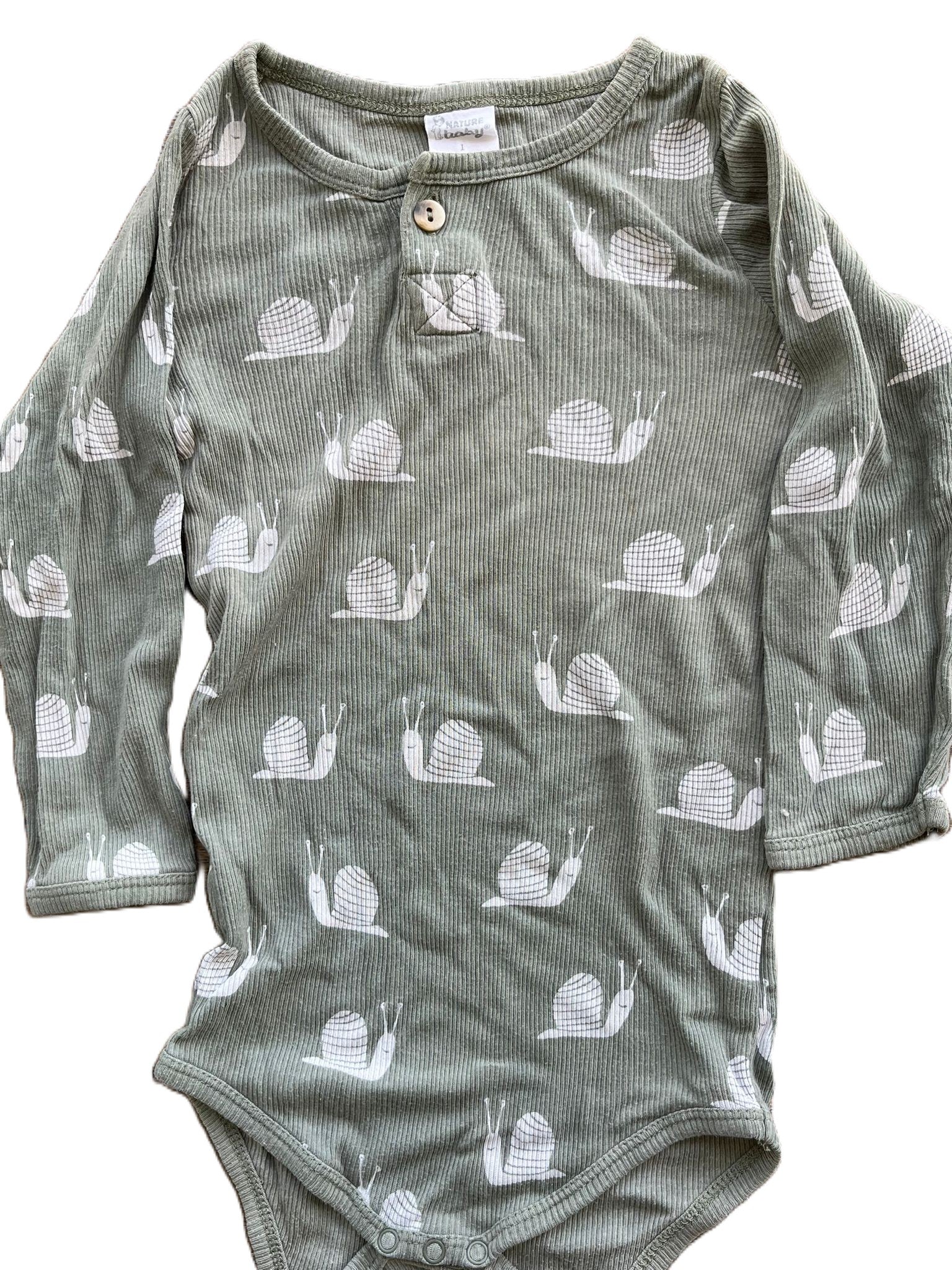 Nature Baby Snail Onesie (1 year)