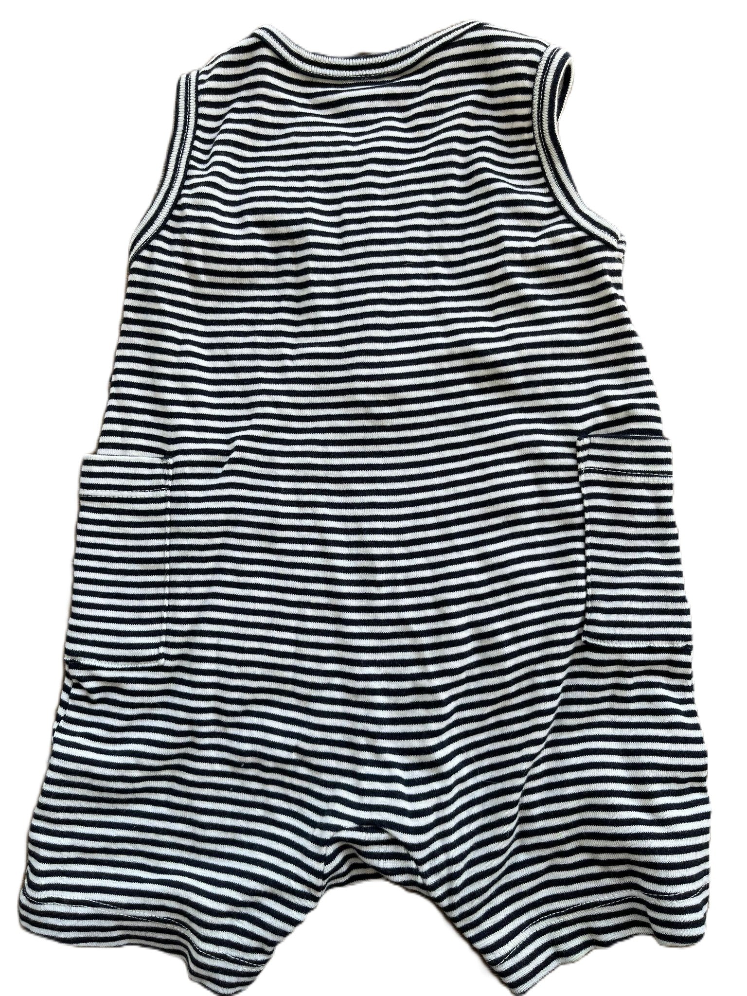 Nature Baby Singlet Striped Romper (6-12 mon)
