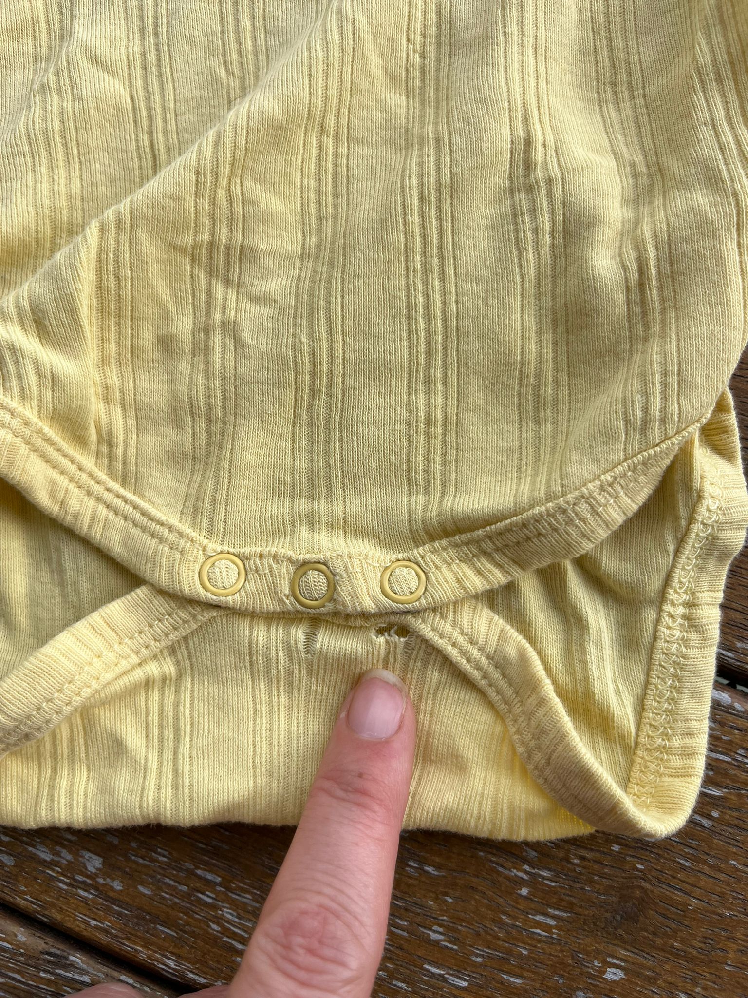 Nature Baby Yellow Onesie (3-6mon)