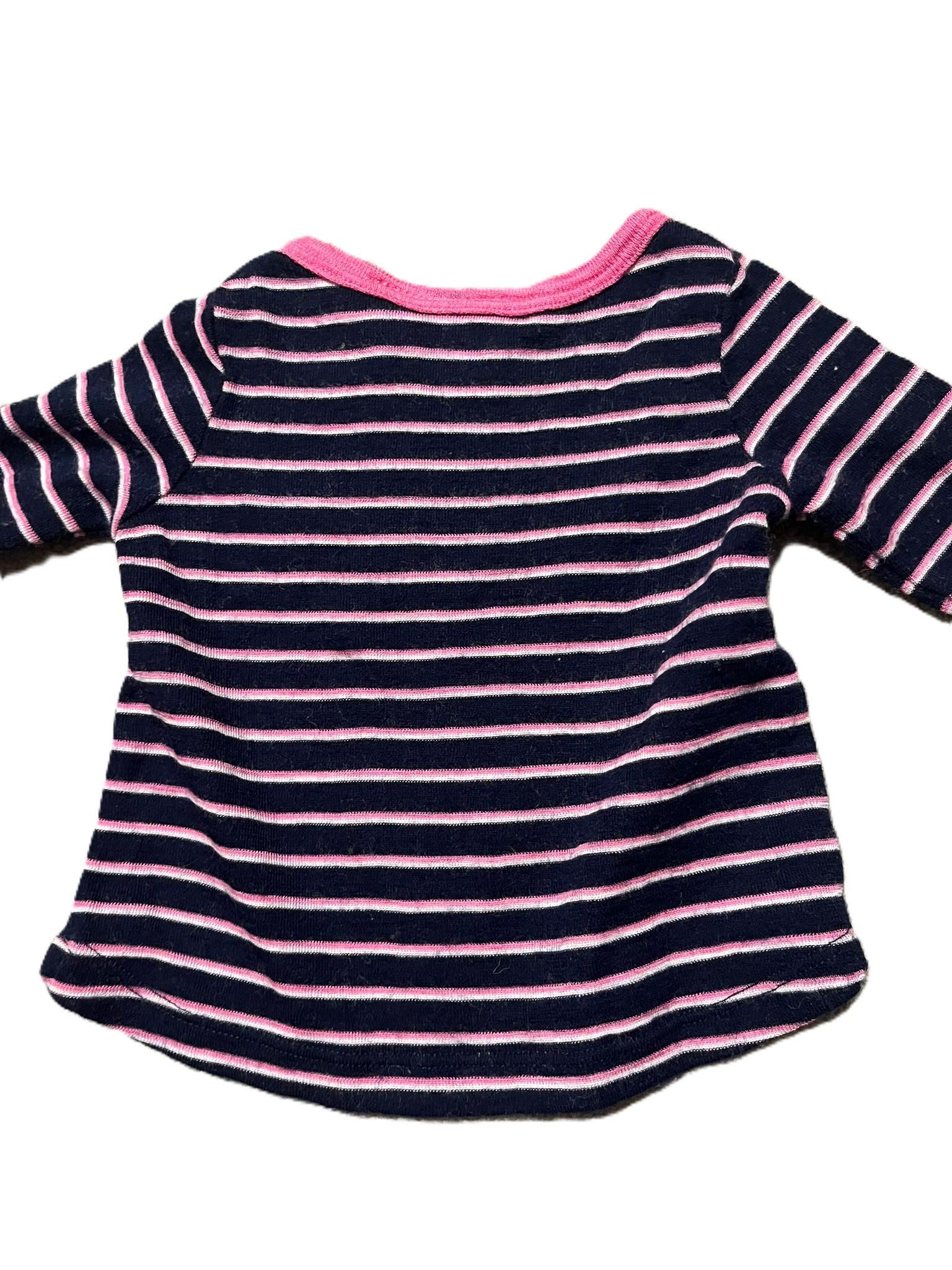 Teeny Weeny Merino striped shirt (0-3mon)