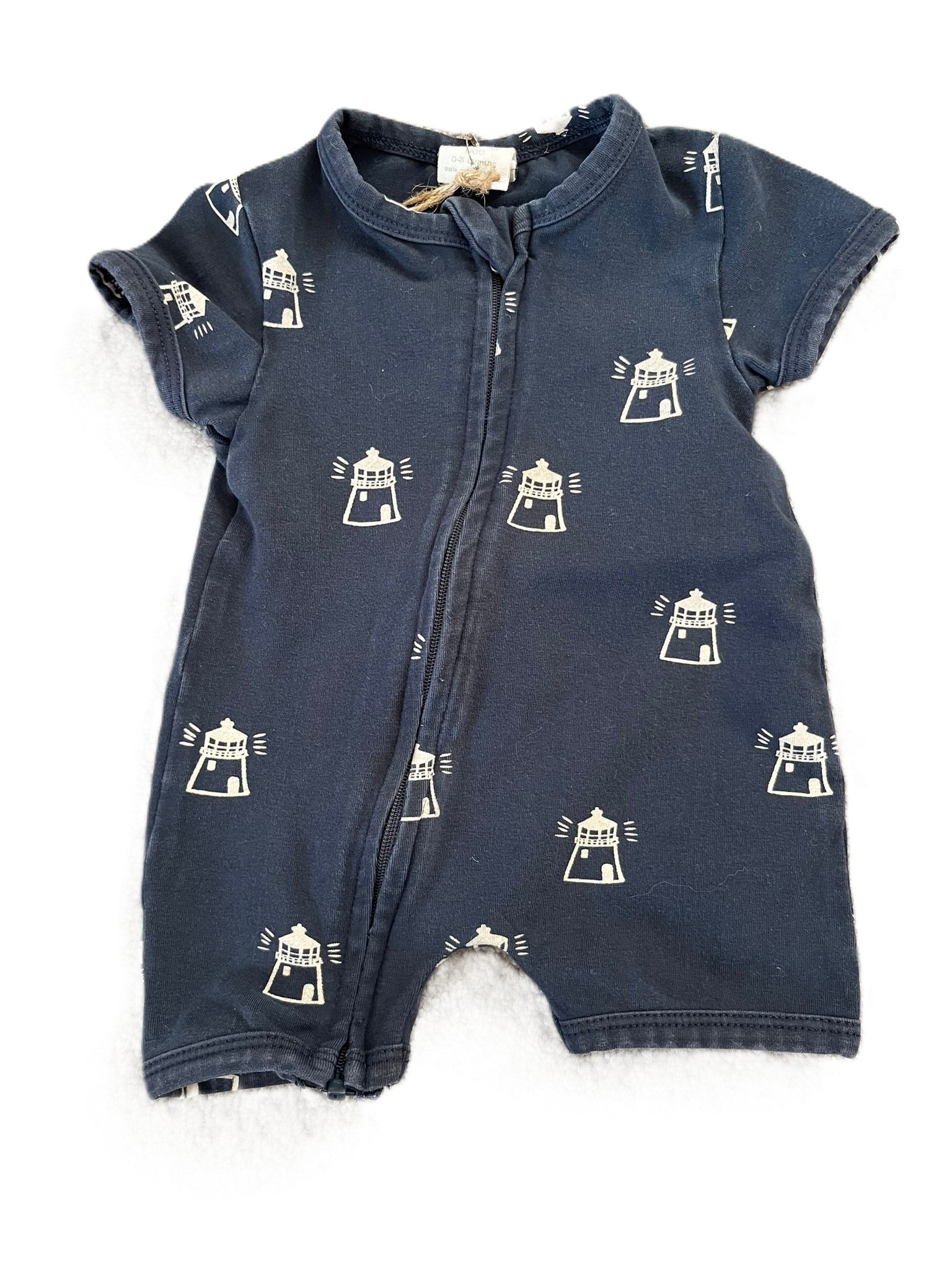 Nature Baby Lighthouse Romper (0-3mon)