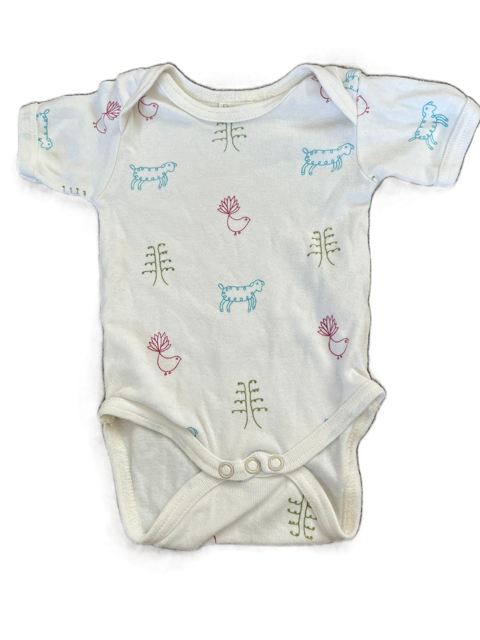 Nature Baby Fantail Onesie (0-3mon)