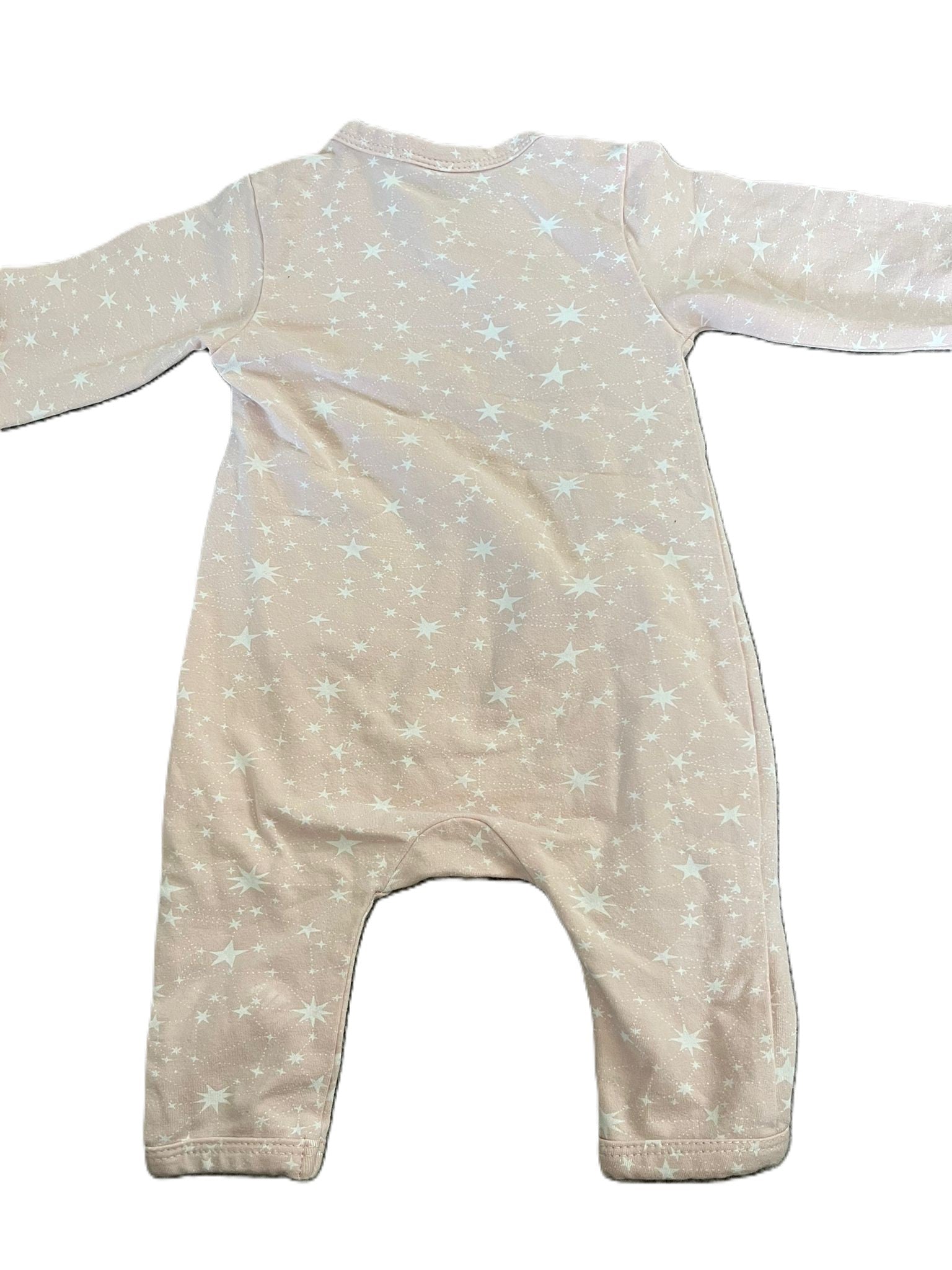 Nature Baby Pink Star Romper (0-3mon)