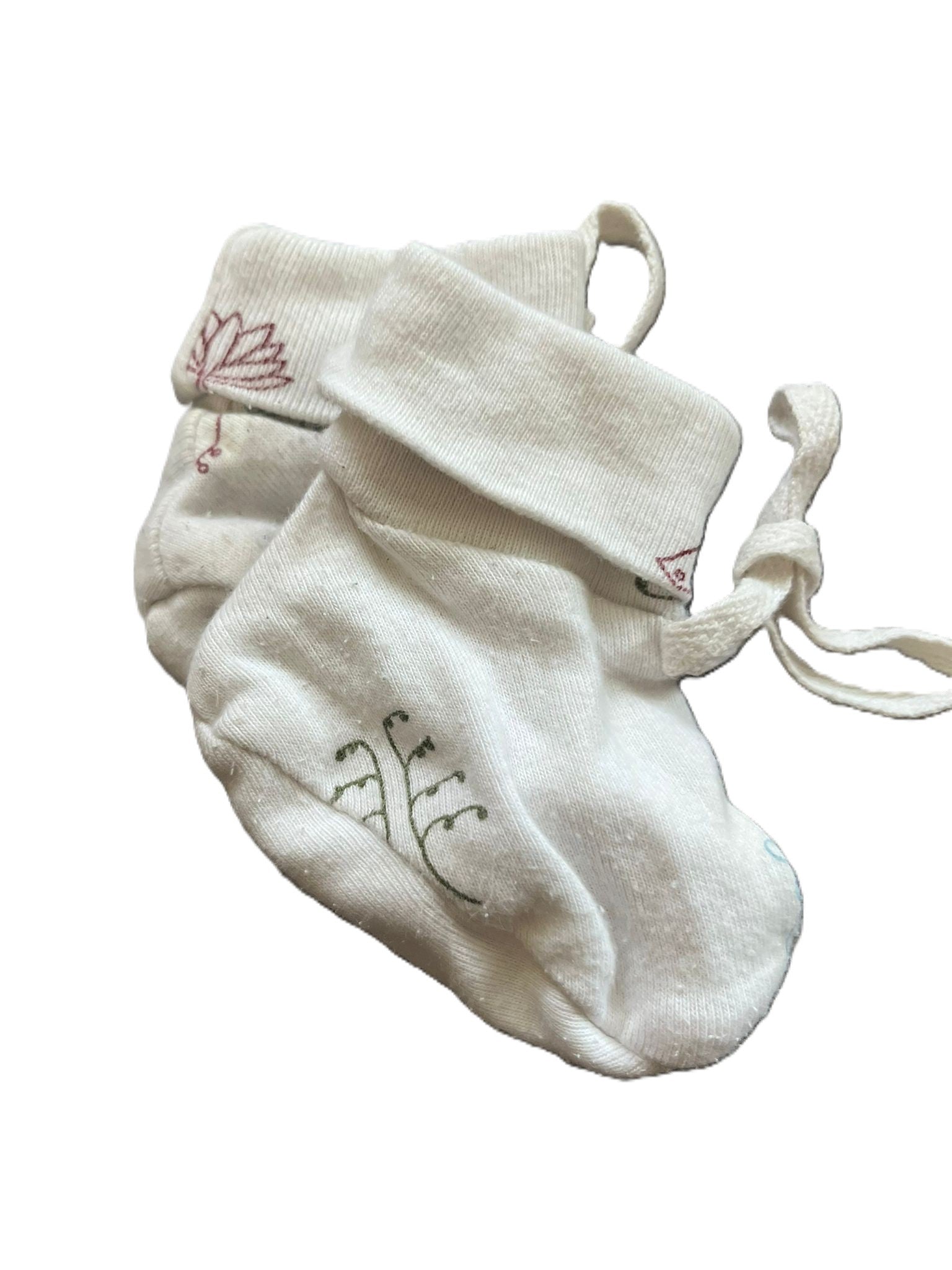 Nature Baby Fantail Booties (0-3mon)