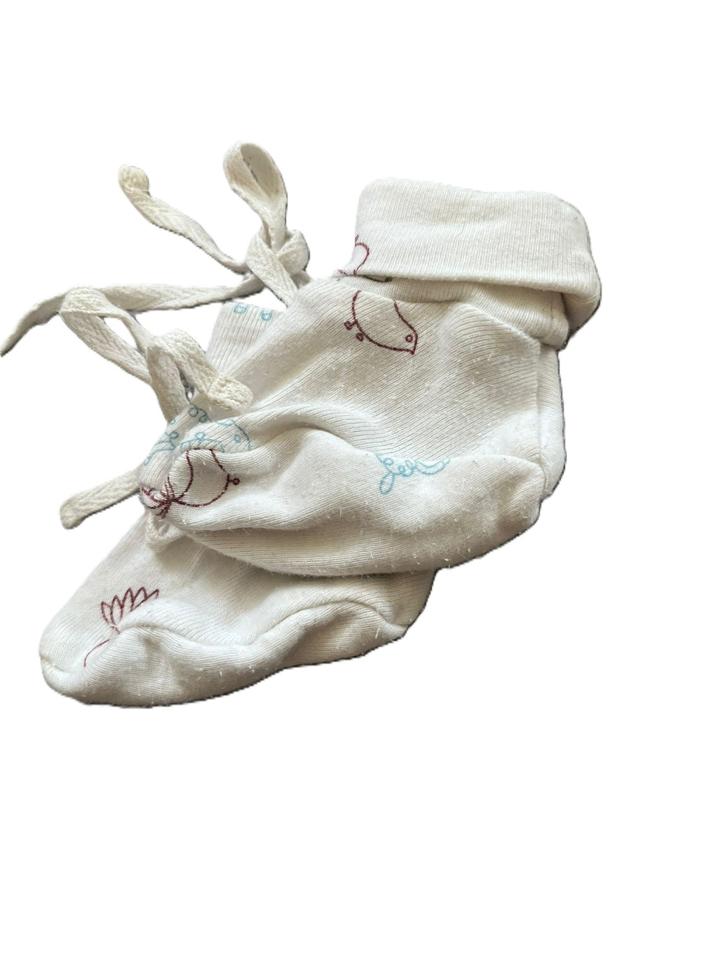 Nature Baby Fantail Booties (0-3mon)