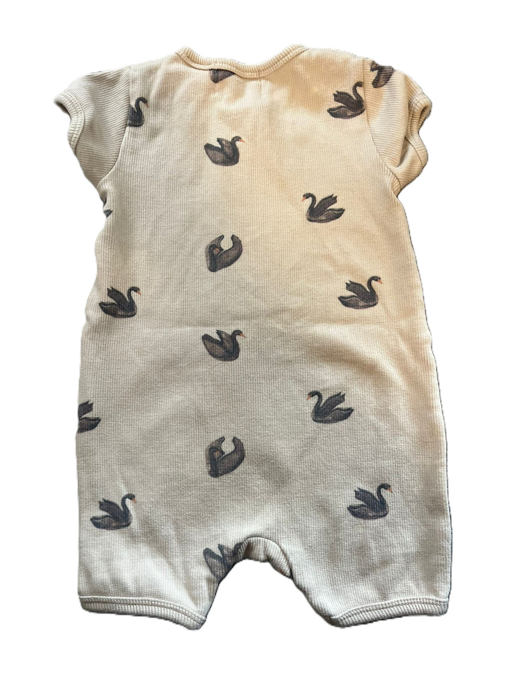 Wilson+Frenchy Swan Romper (3-6mon)
