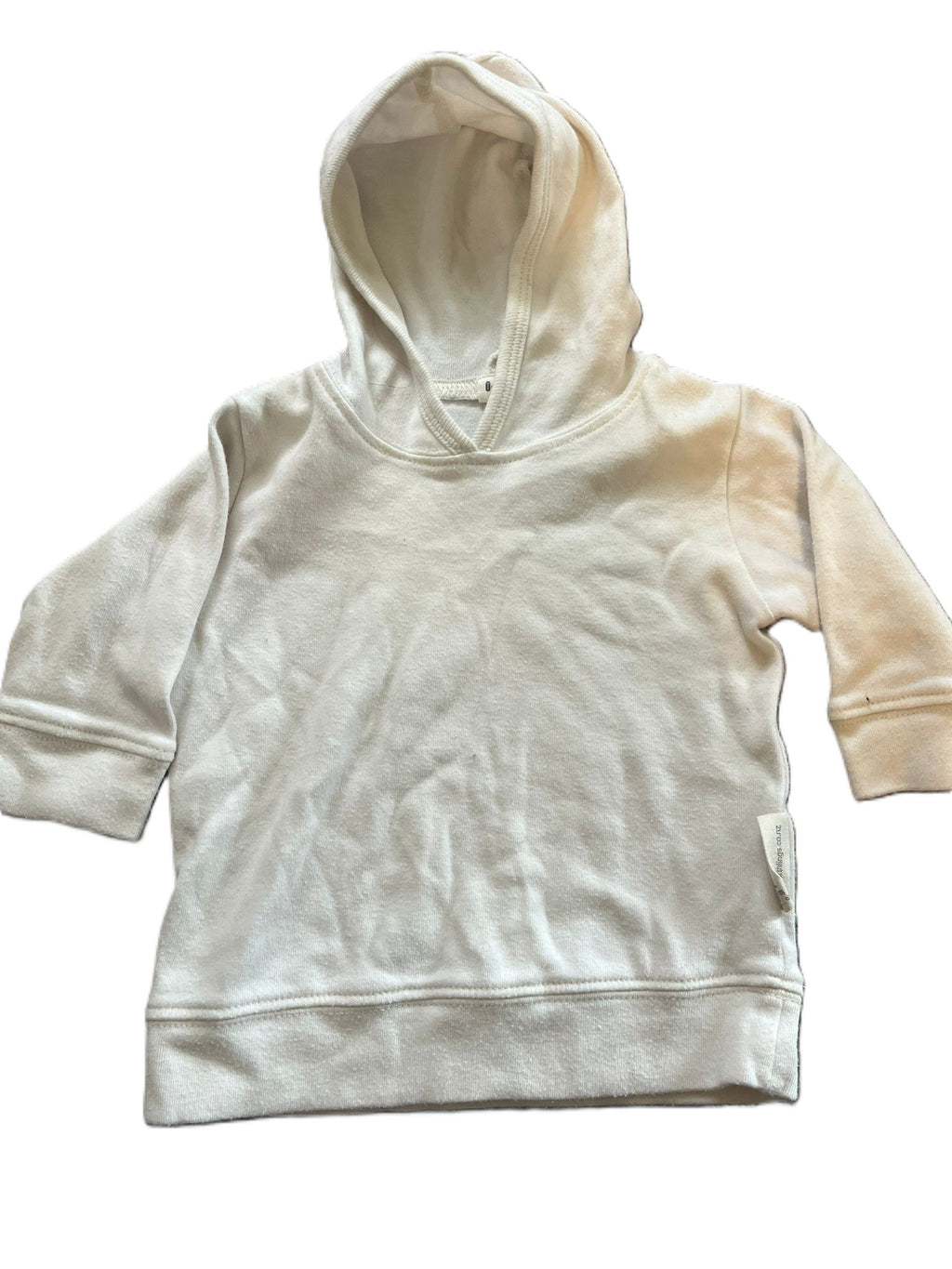 Earthlings White Hoodie (0-3mon)