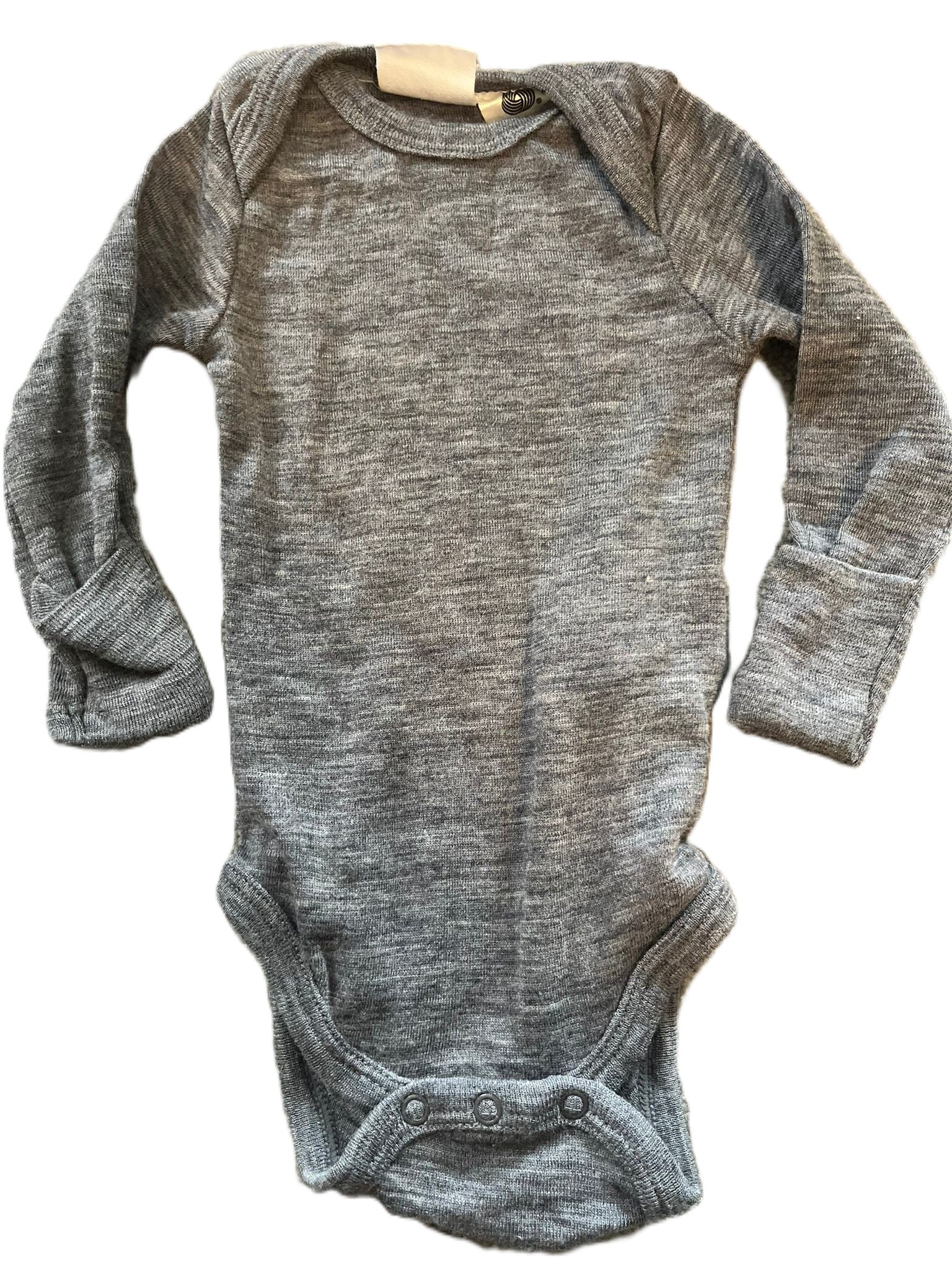Milly & Milo Grey Merino Onesie (0-3mon)