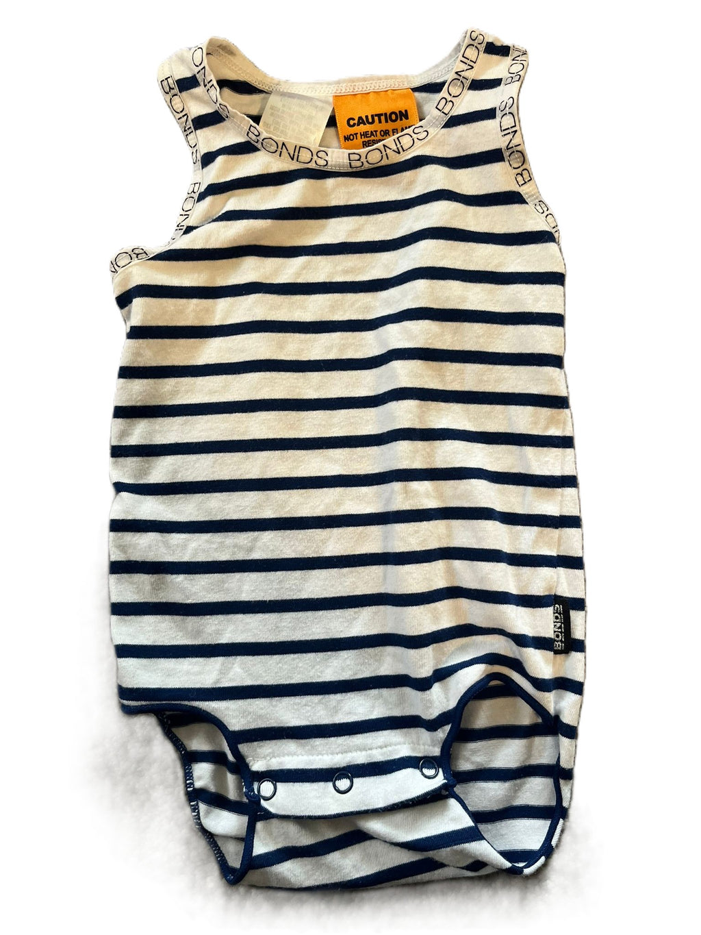 BONDS Striped onesie (0-3mon)