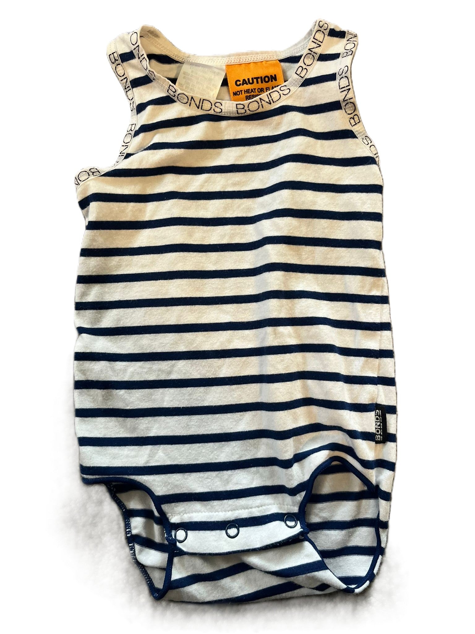 BONDS Striped onesie (0-3mon)