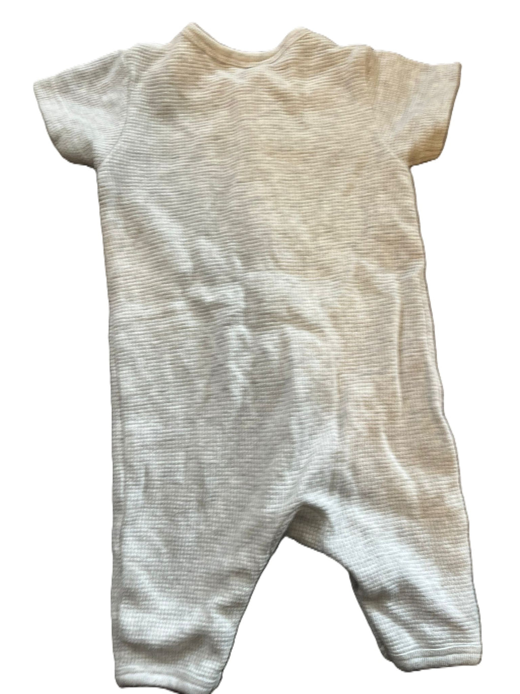 Nature Baby Grey Waffle Romper (0-3mon)
