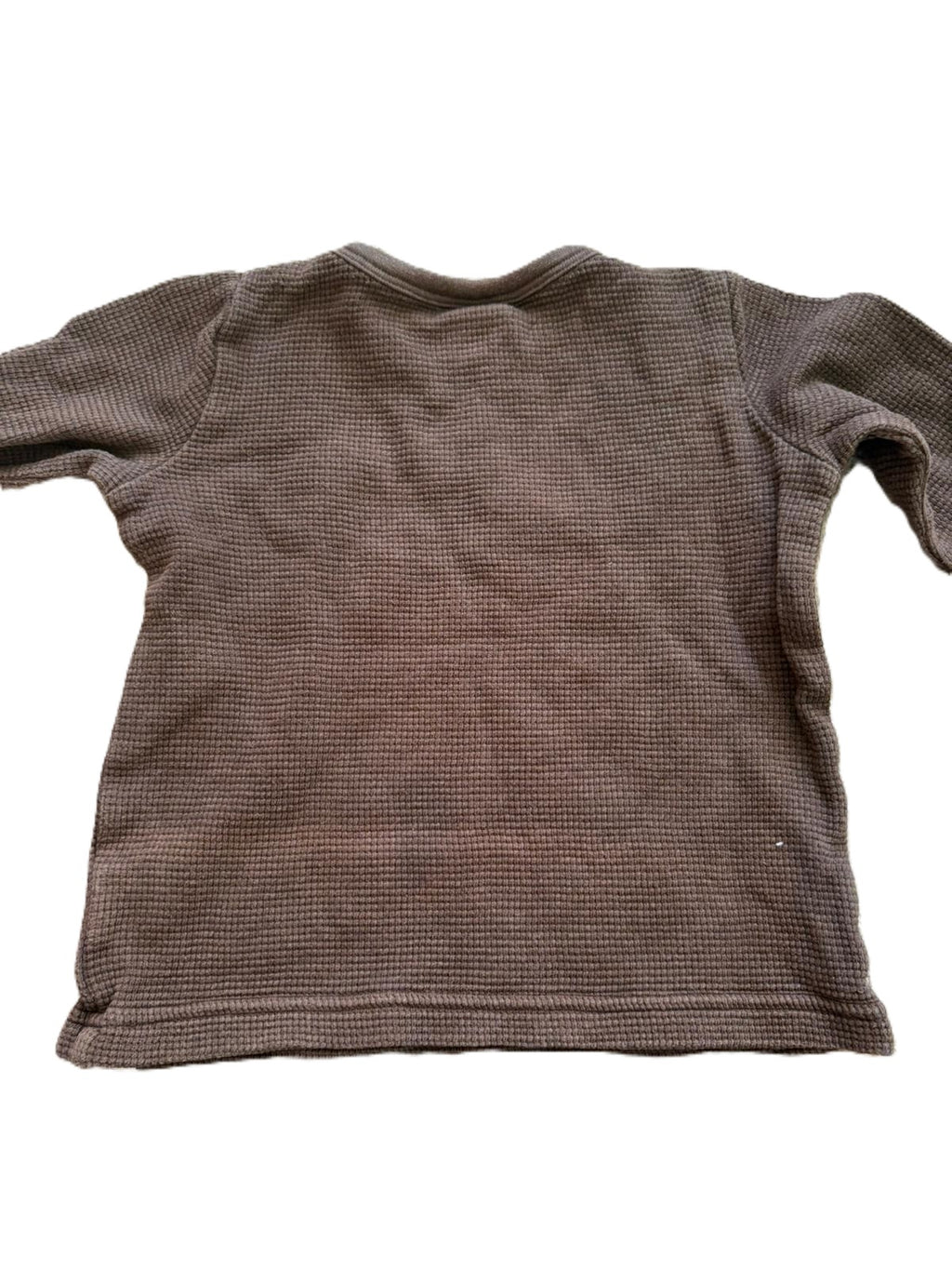 Nature Baby Brown Waffle Shirt (6-12mon)