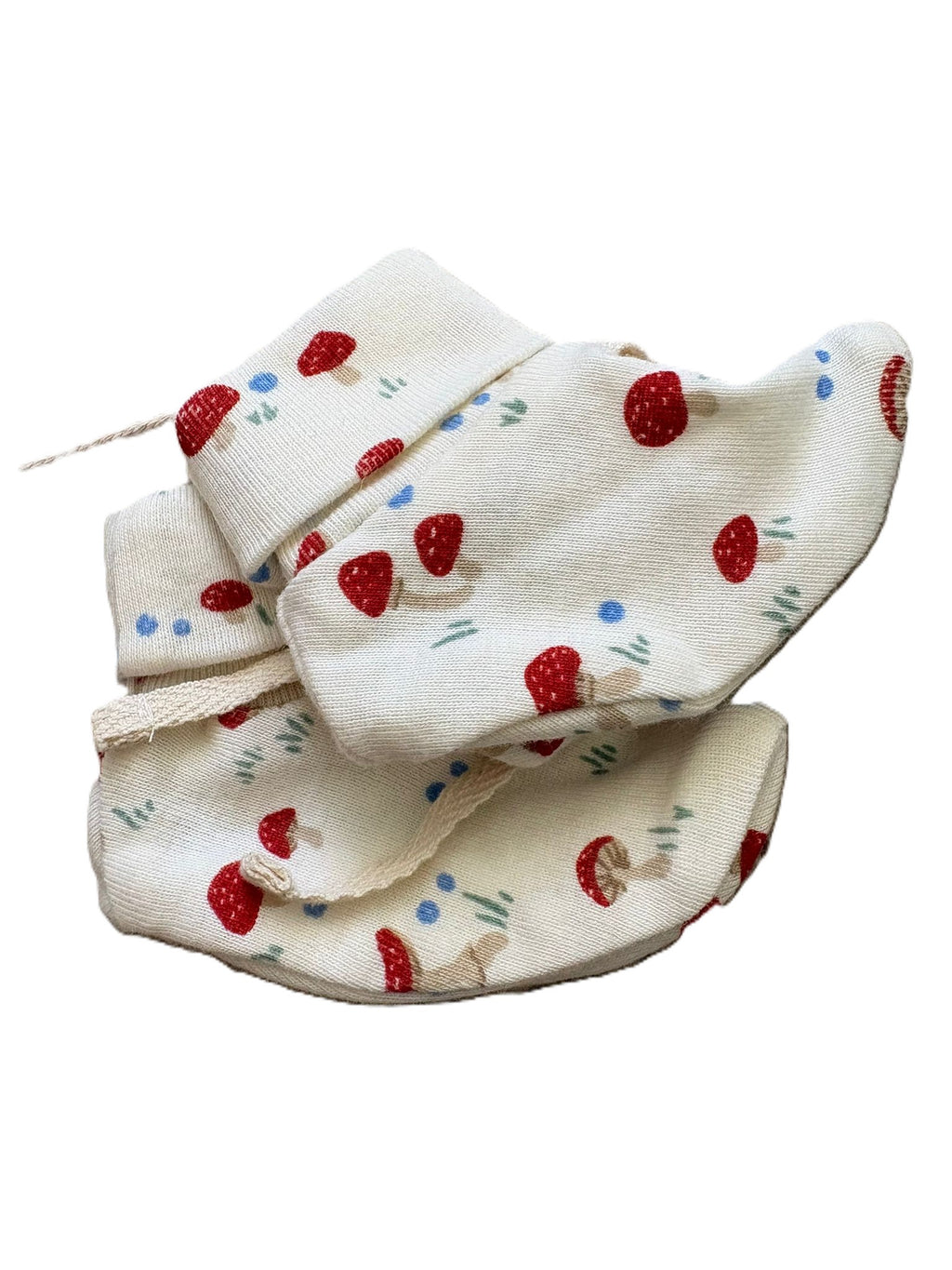 Nature Baby Mushroom Booties (0-3mon)