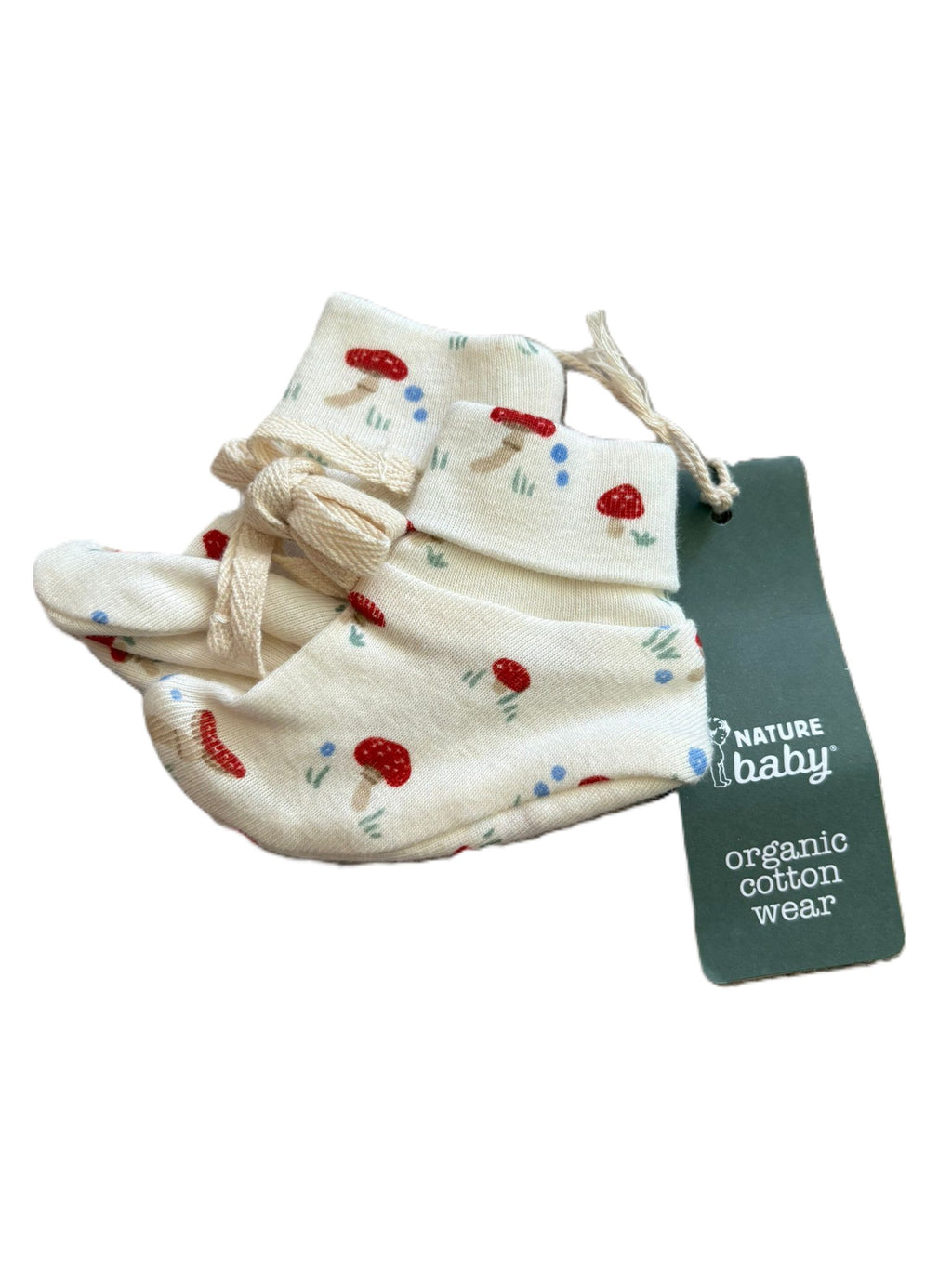 Nature Baby Mushroom Booties (0-3mon)
