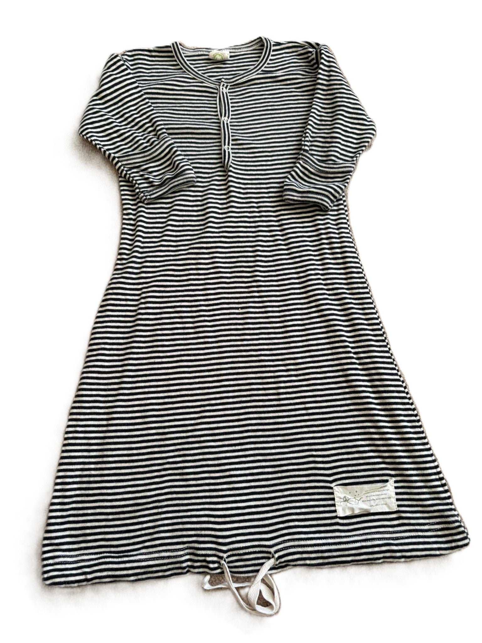 Nature Baby Striped Sleep Gown (3-6mon)