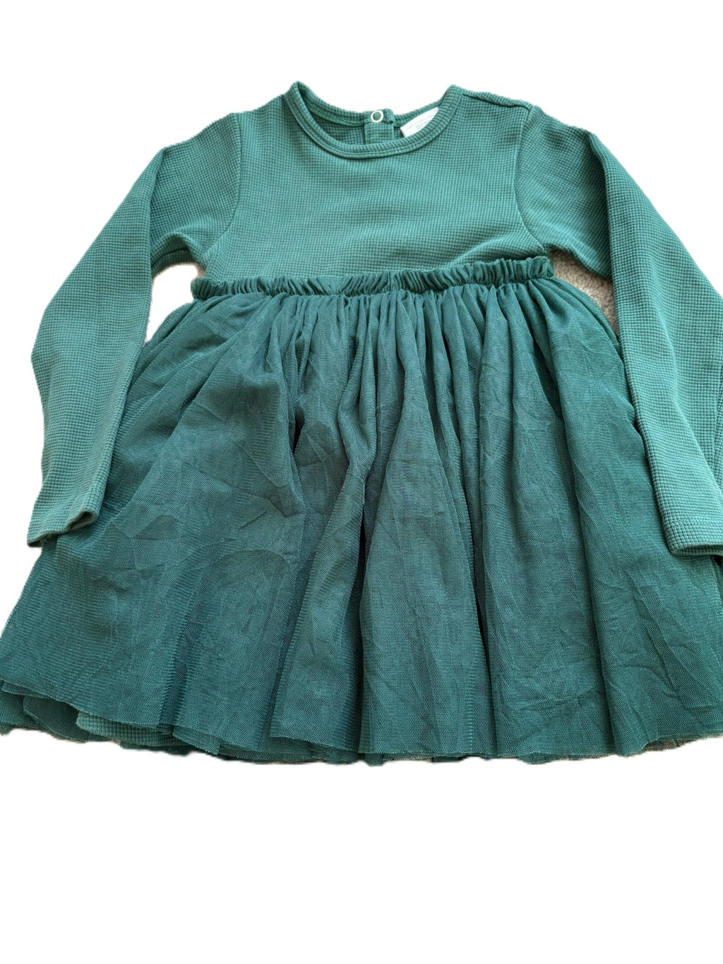 Buck&Baa Green Dress (1yr)