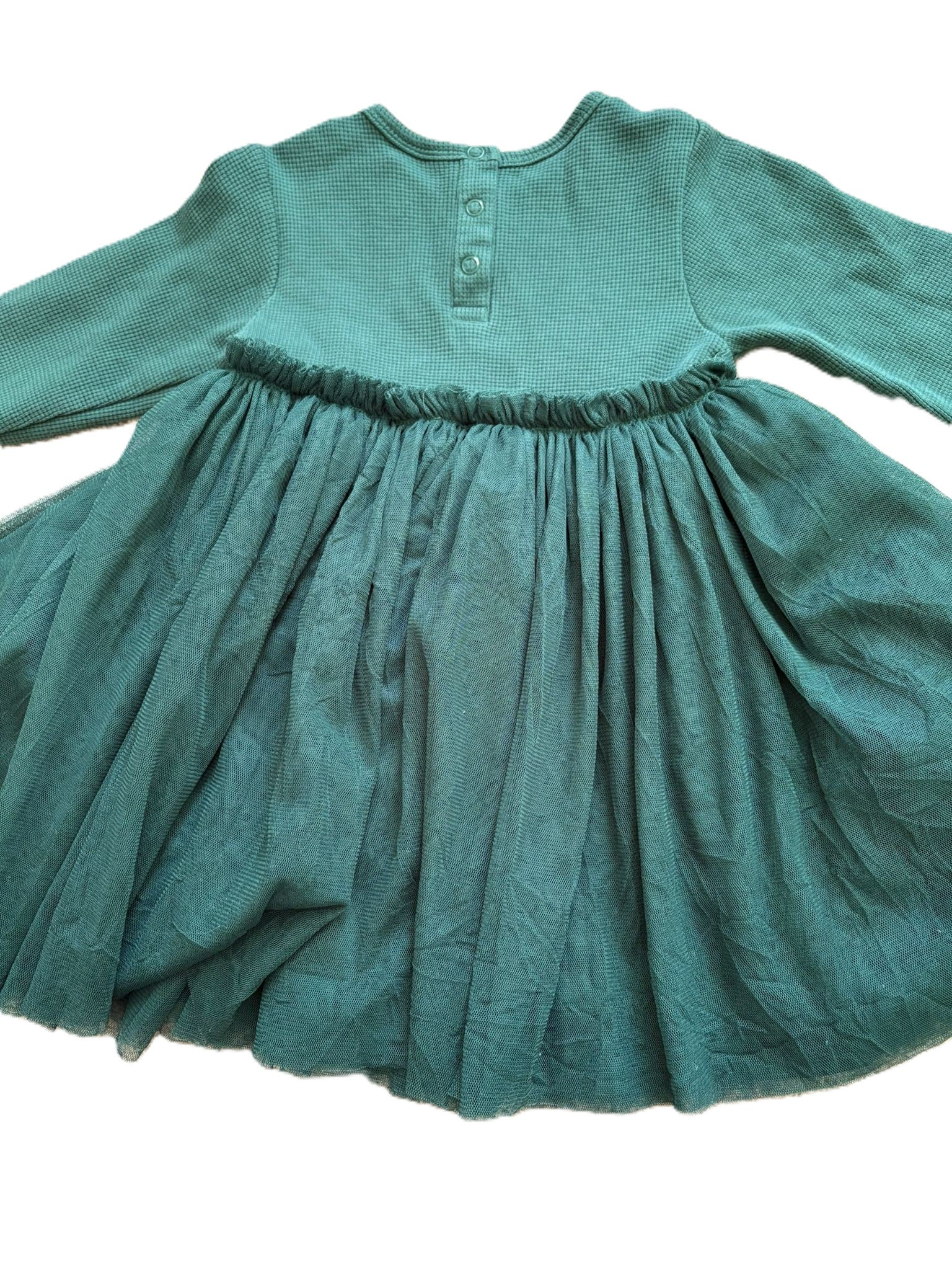 Buck&Baa Green Dress (1yr)
