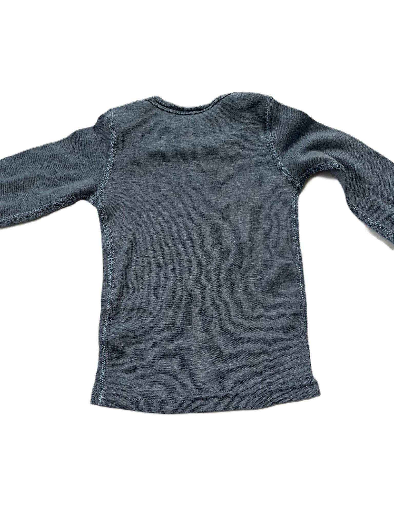 Superfit Merino Blue Long Sleeve (6-12mon)
