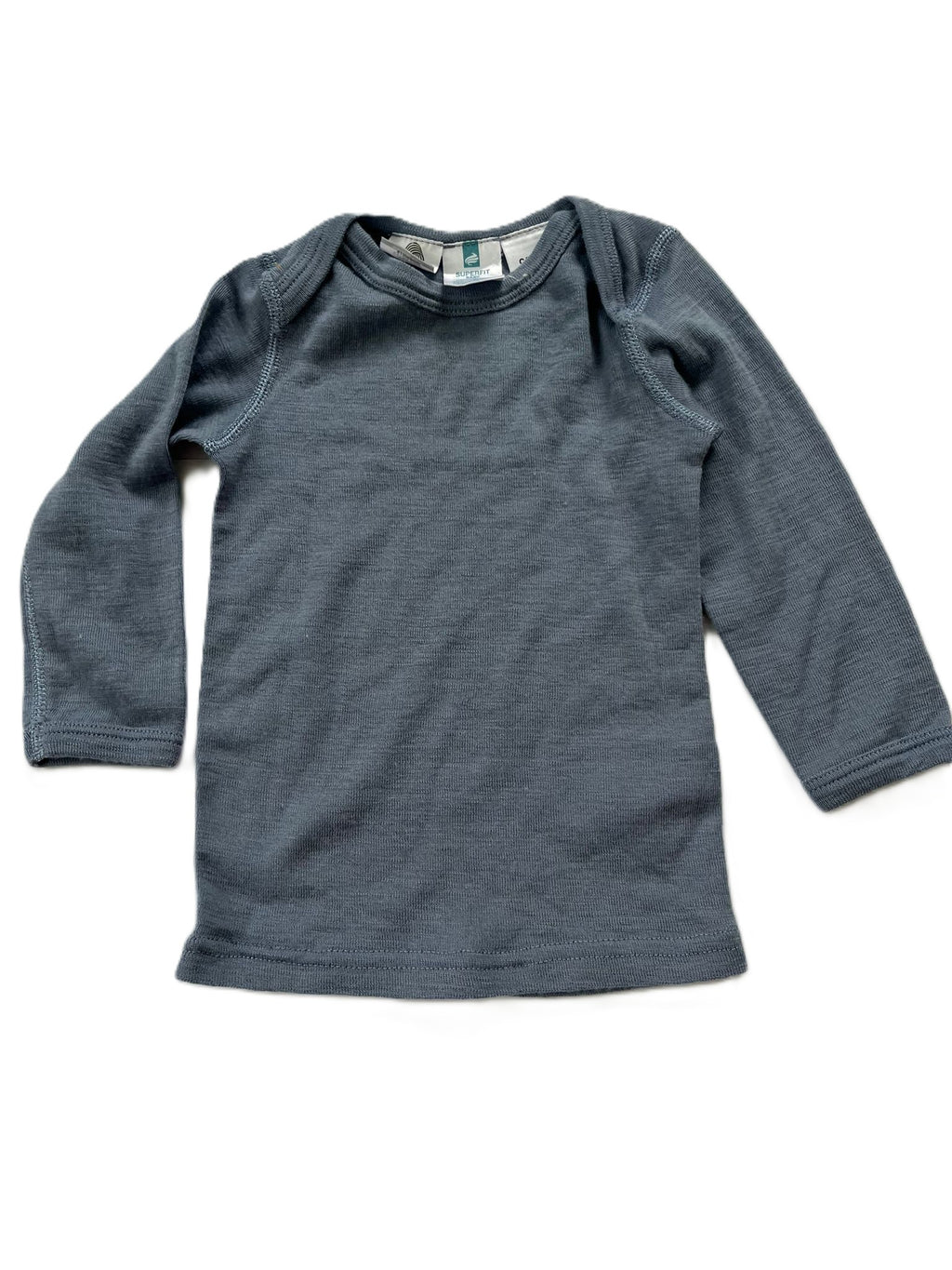 Superfit Merino Blue Long Sleeve (6-12mon)