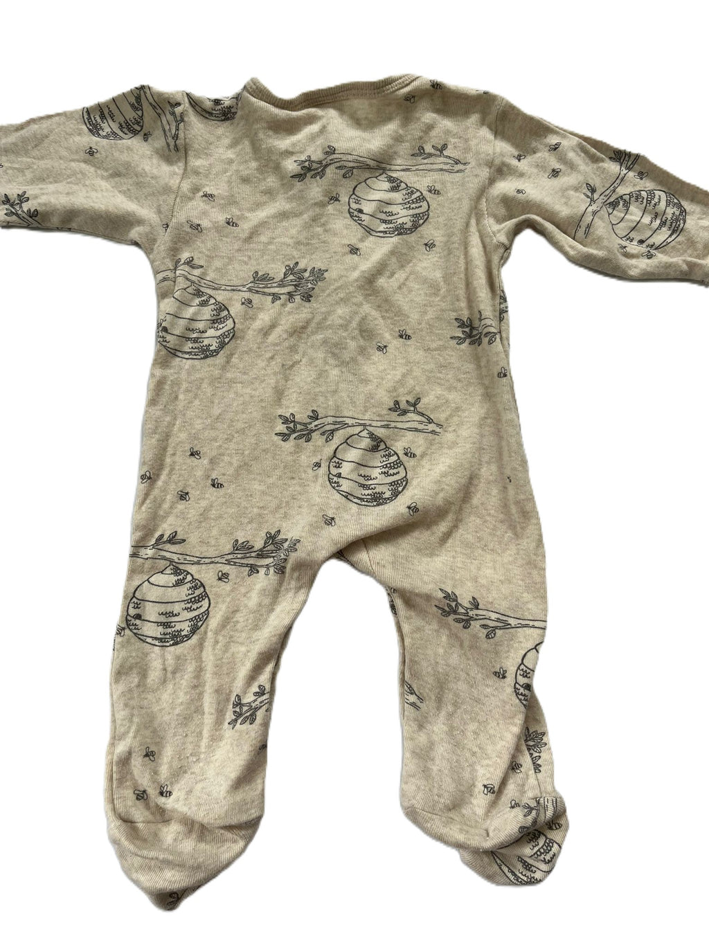Nature Baby Beehive Sleepsuit (0-3mon)