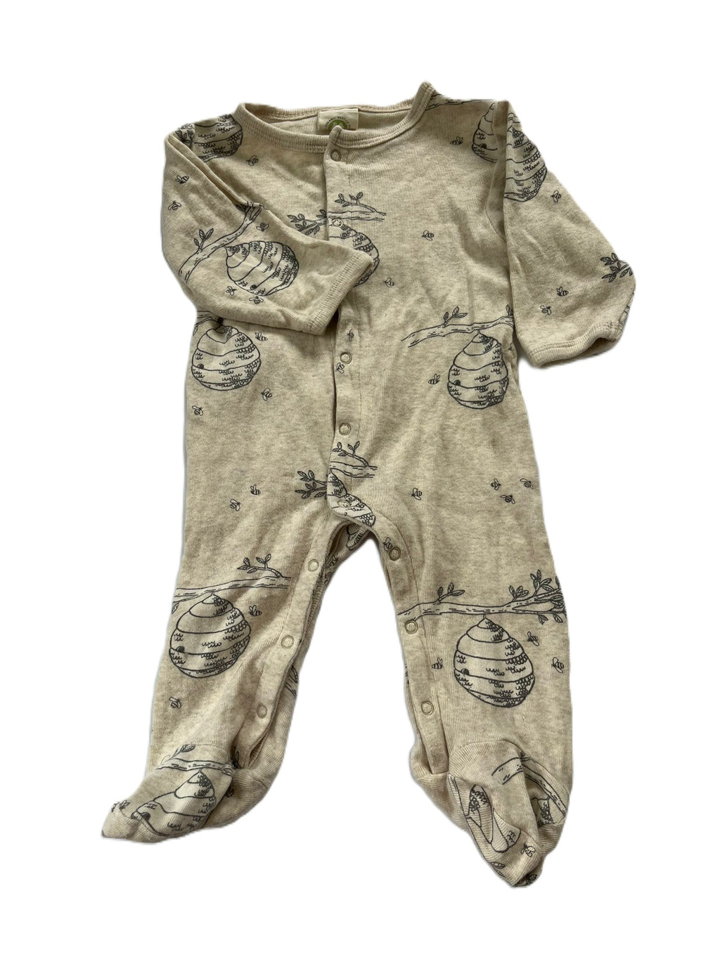 Nature Baby Beehive Sleepsuit (0-3mon)