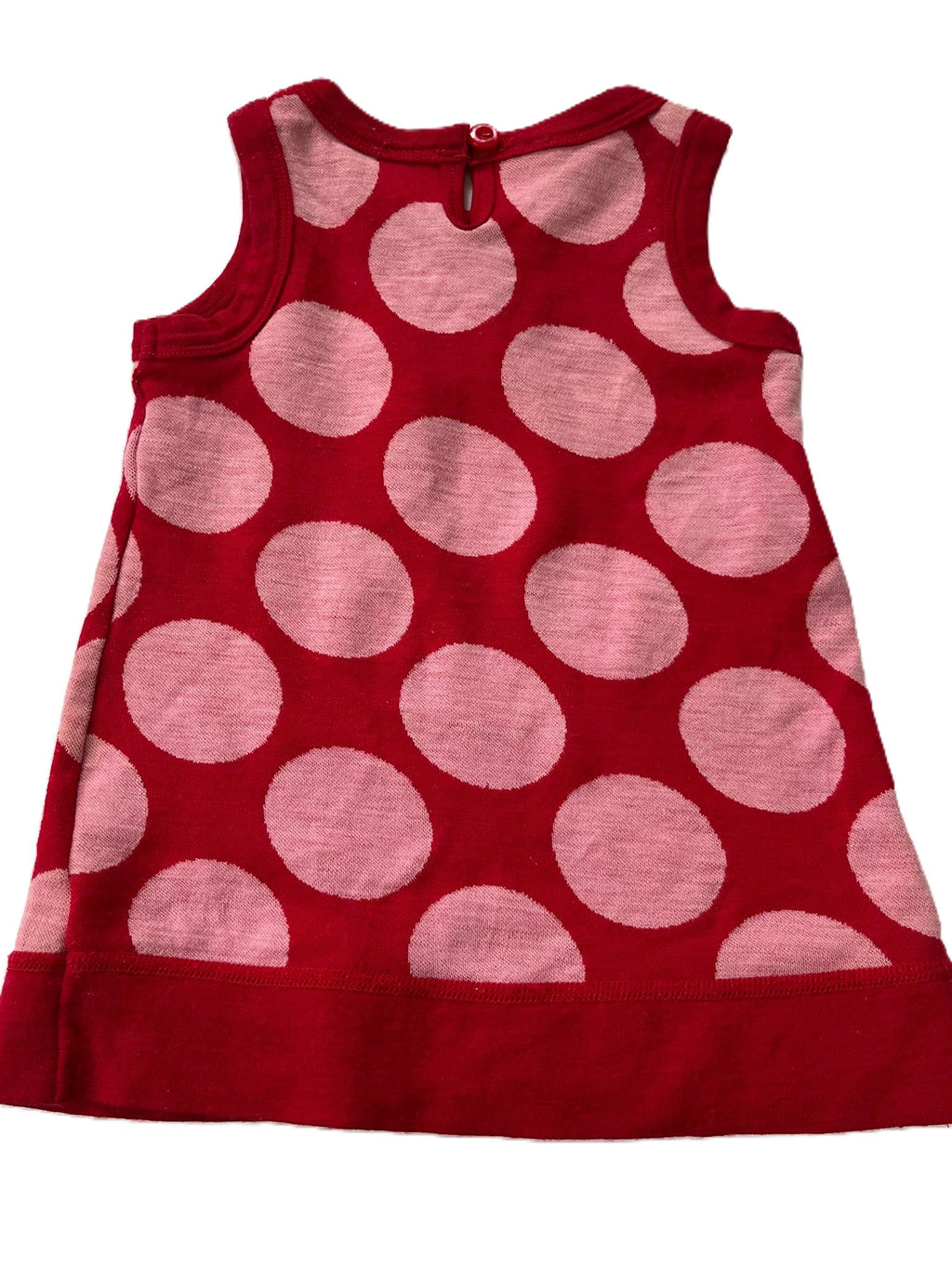 Teeny Weeny Polka Dot Merino Dress (6-9mon)