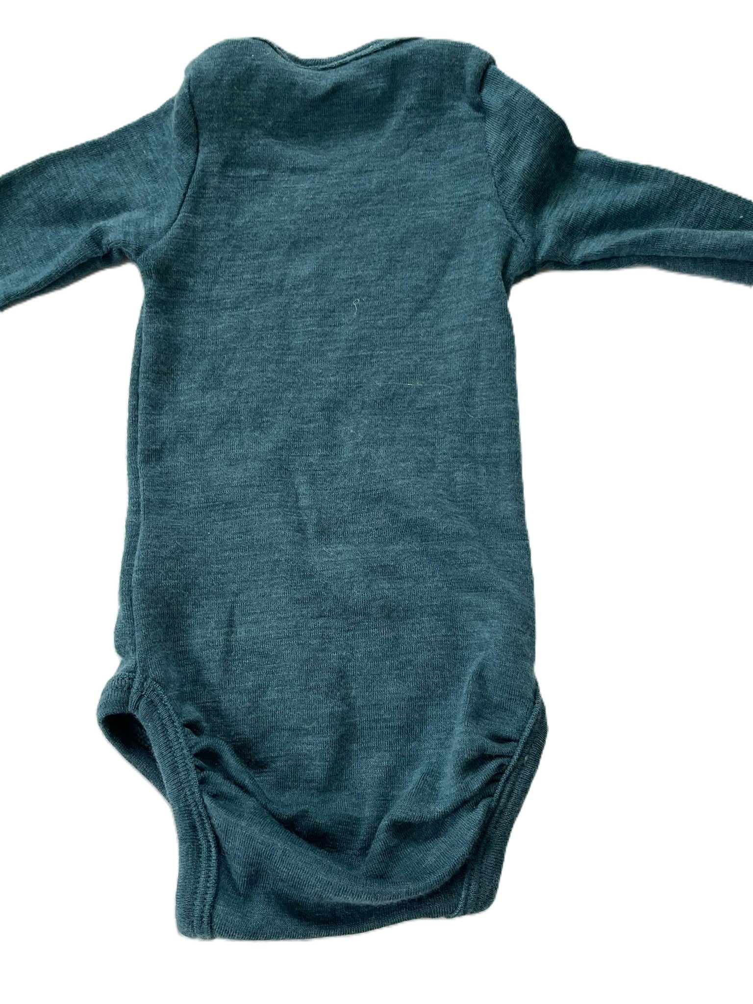 Milly & Milo Merino Long sleeve Onesie (0-3mon)
