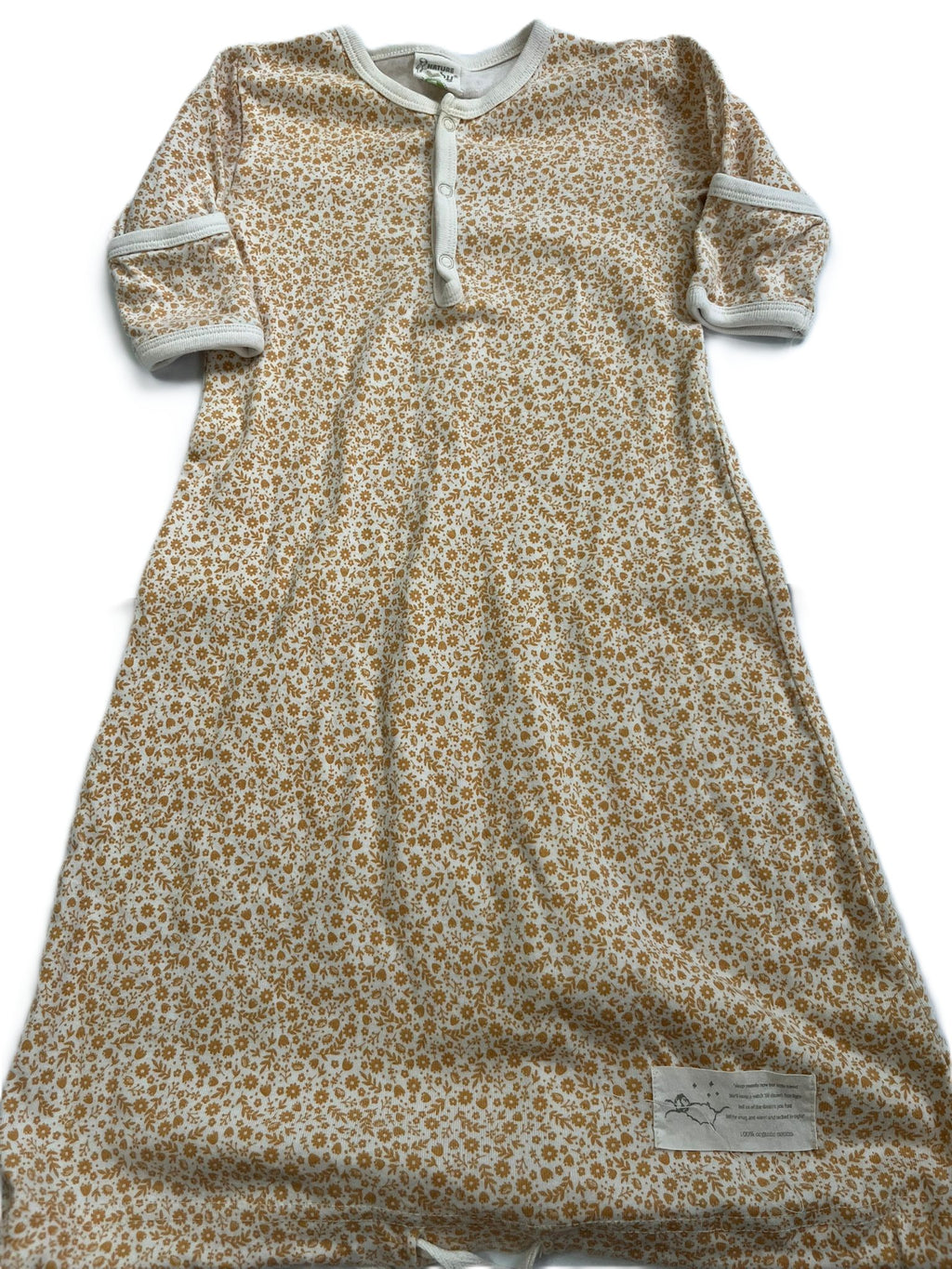 Nature Baby Floral Sleep Gown (0-3mon)